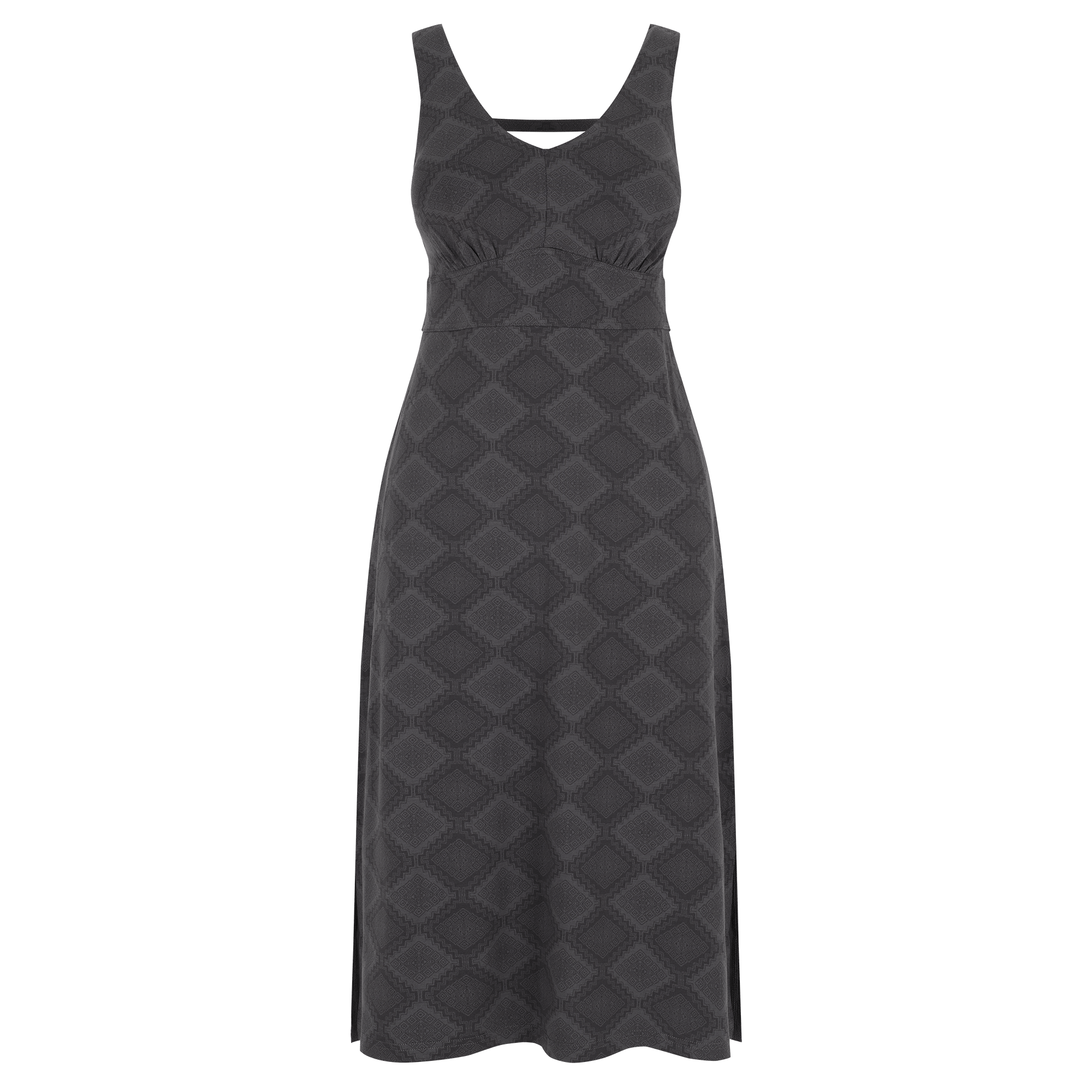 Neha Midi Dress - Black Barely There