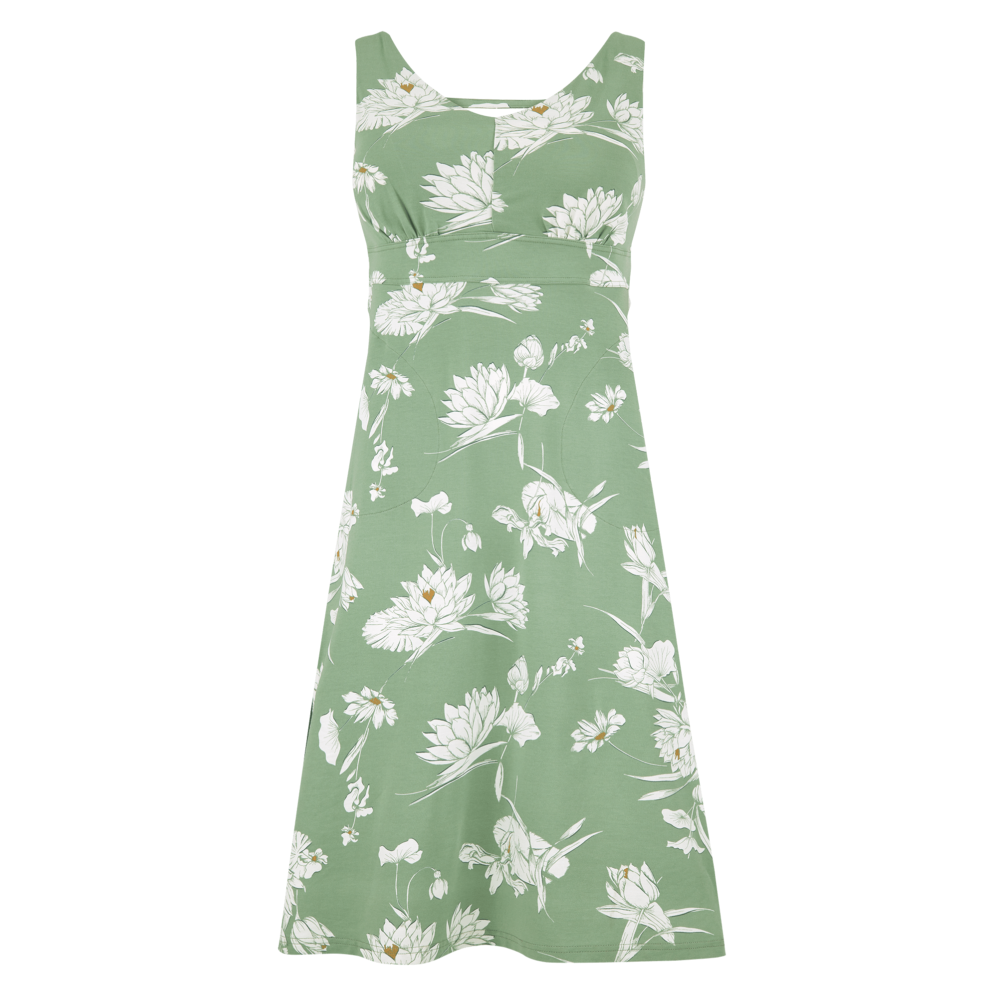 Neha Midi Dress - Thyme Lotus