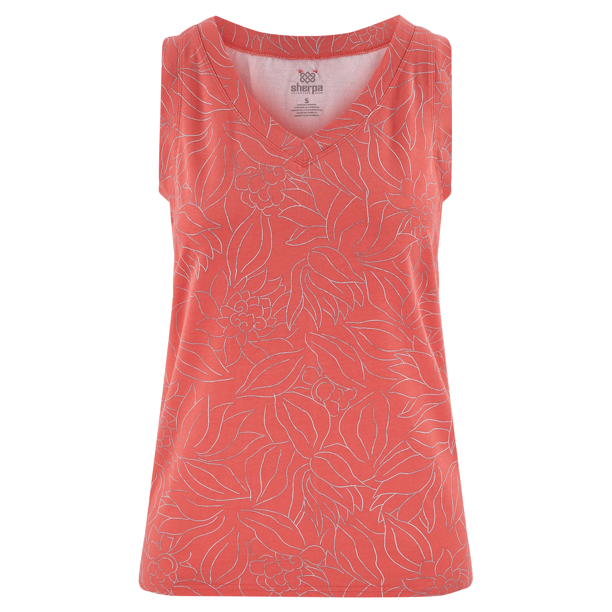 Sherpa Adventure Gear Neha V-Neck Tank in Pink