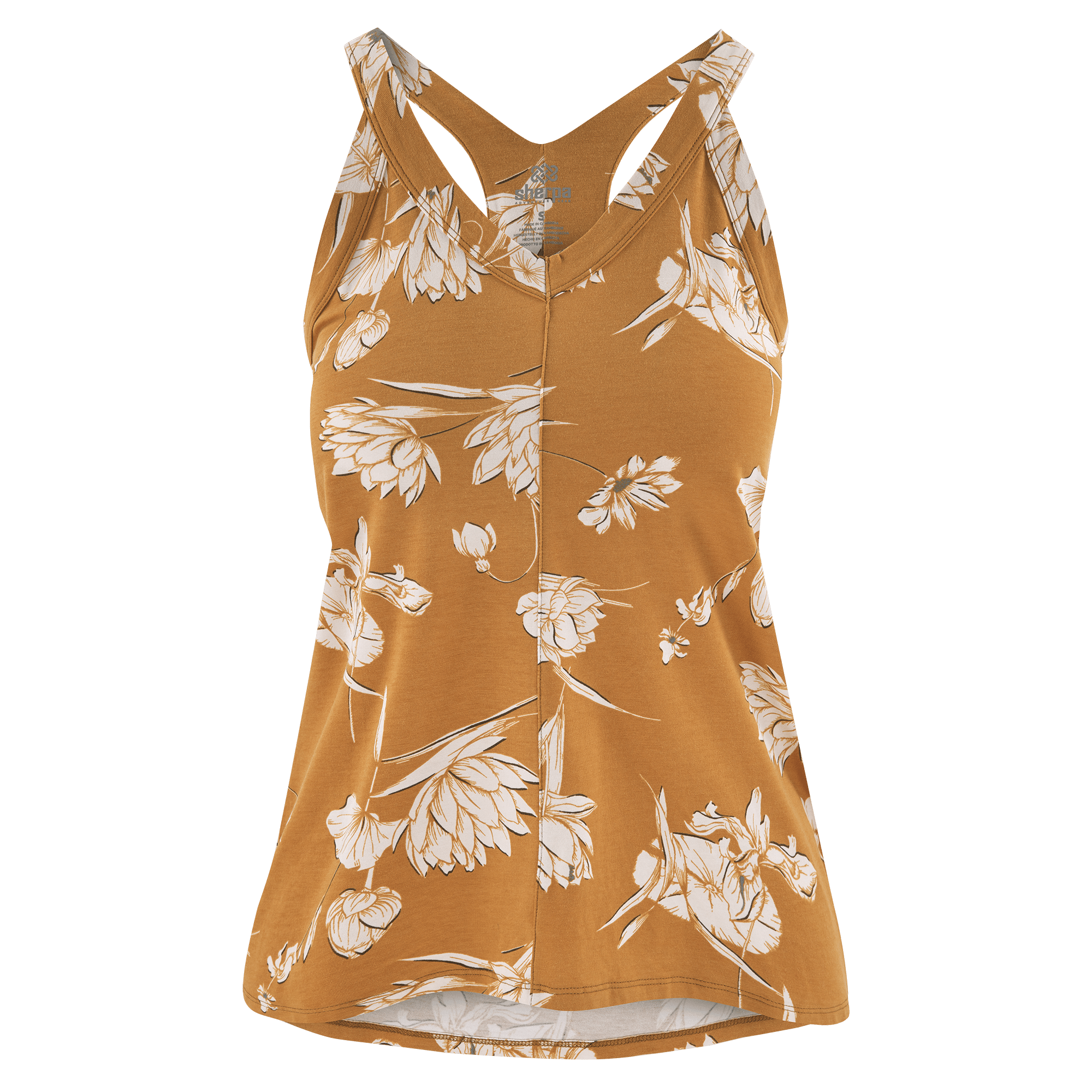 Neha Tank Top - Caramel Lotus