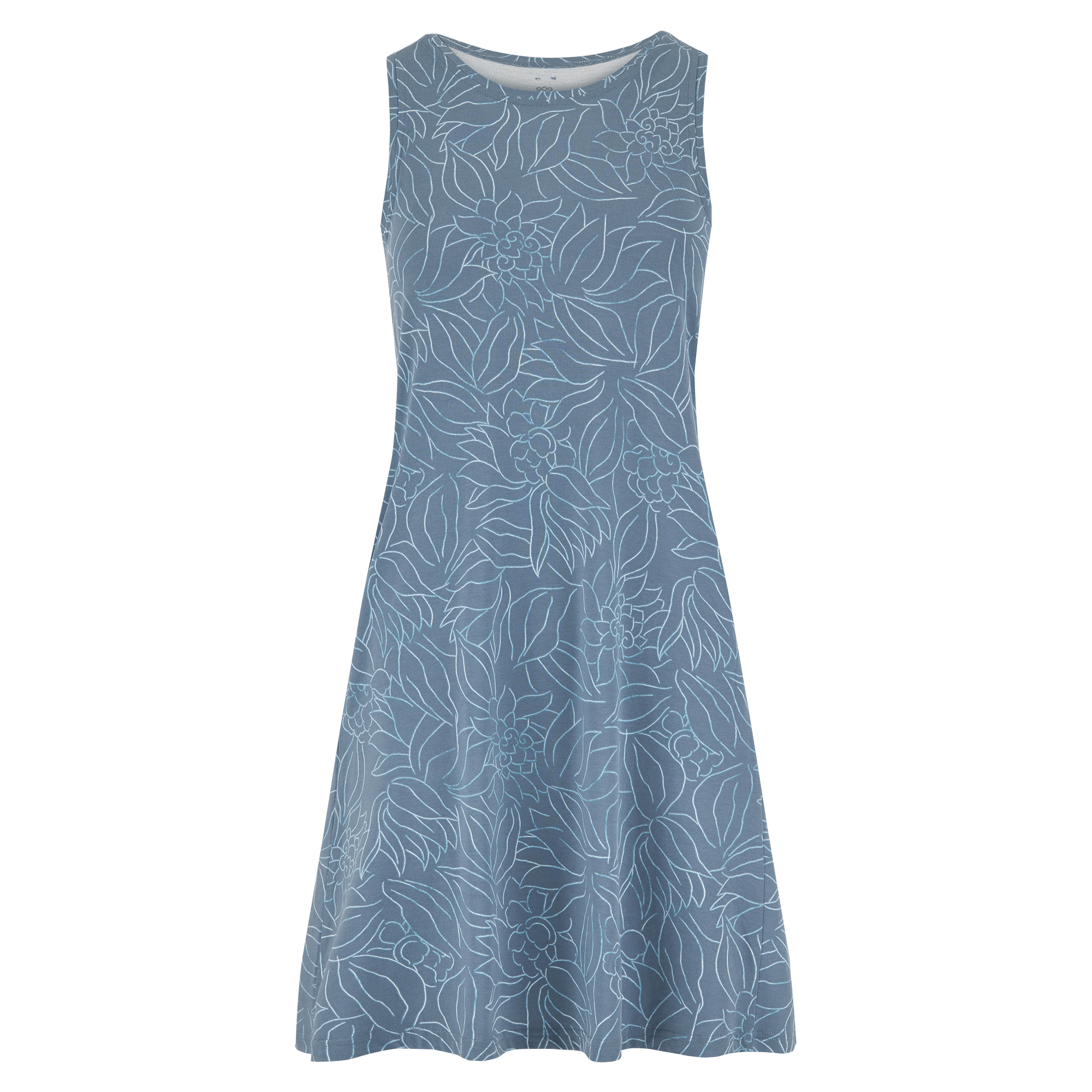 Padma Sporty Dress - Haze Leaf