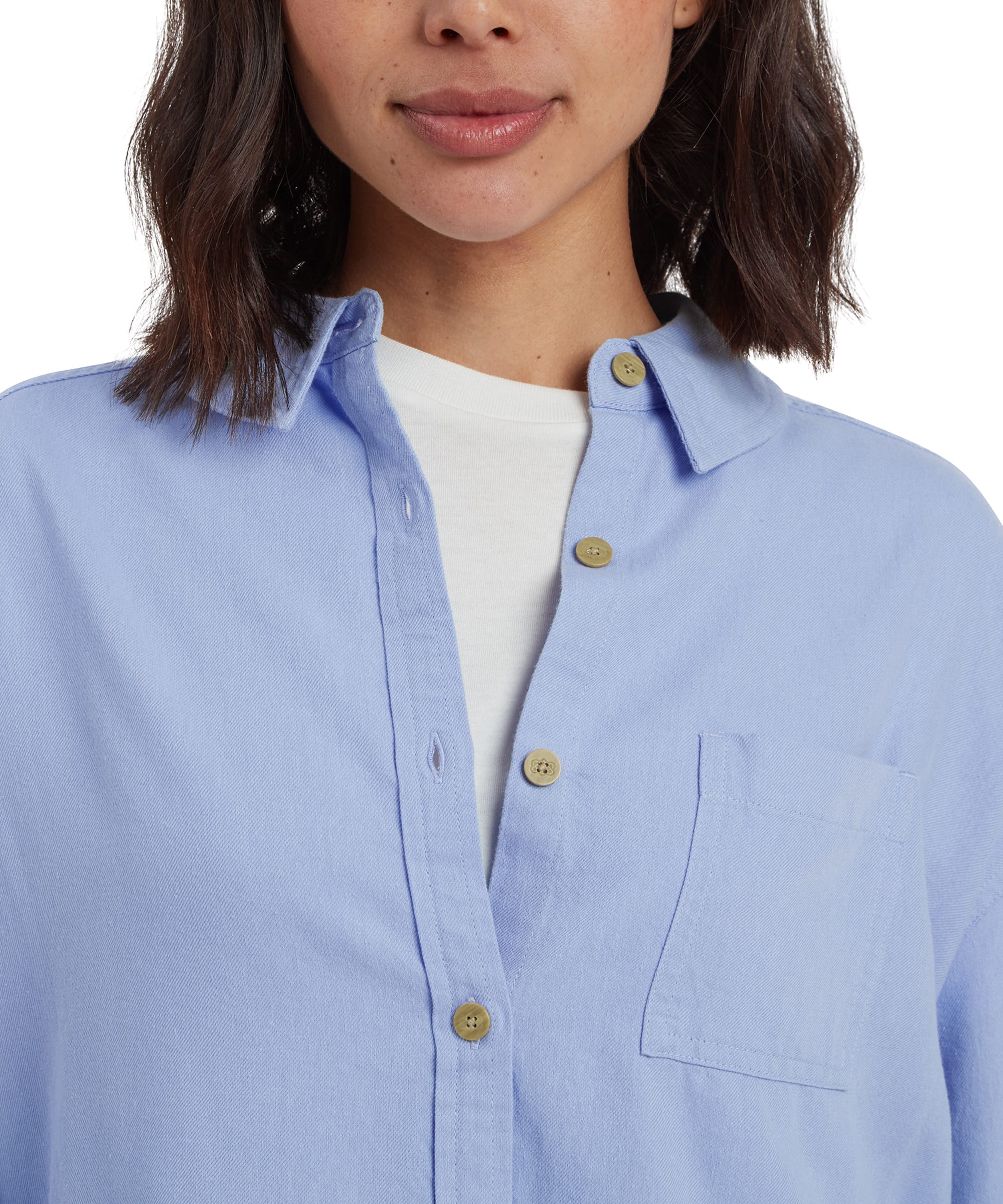 Palmo Long Sleeve Shirt - Sky