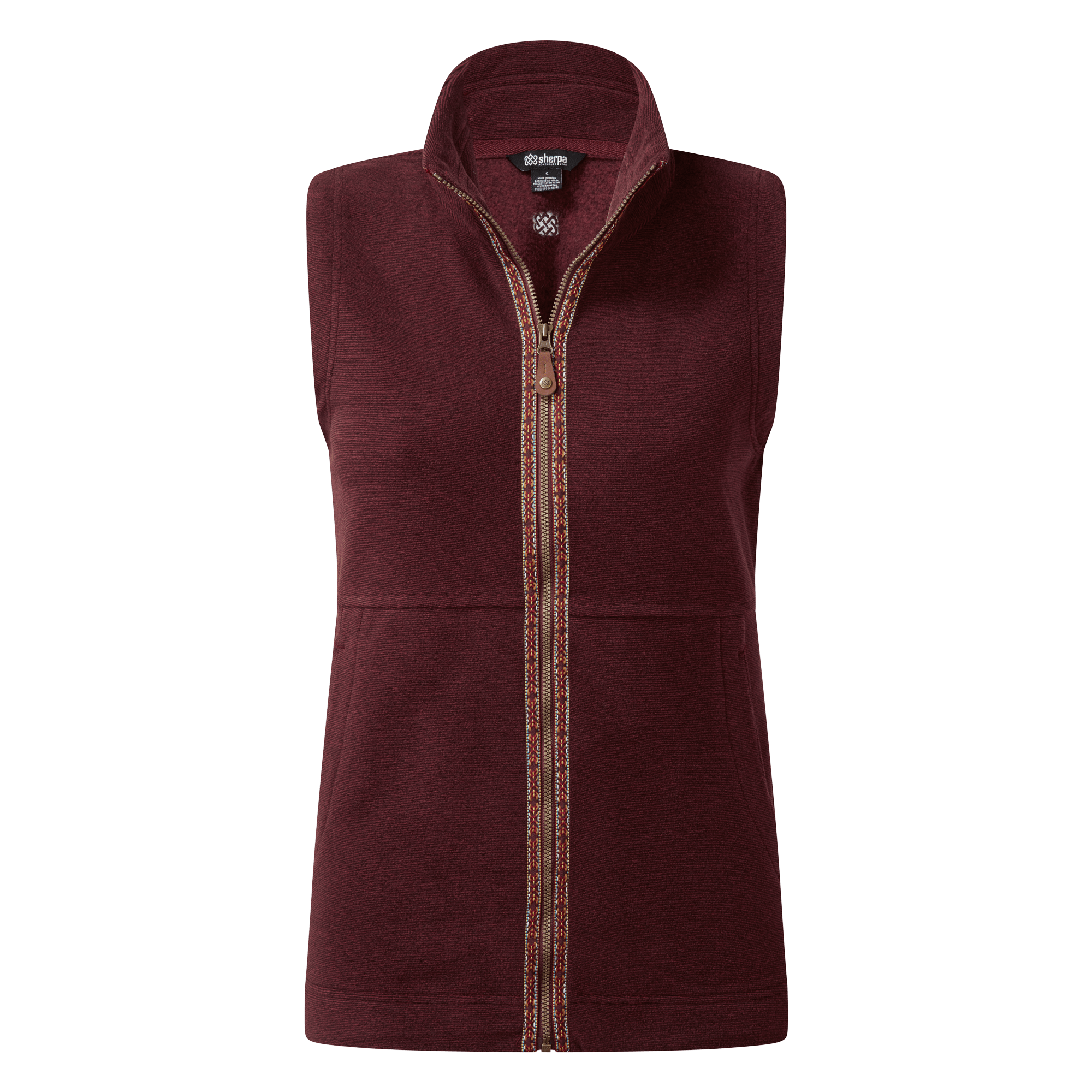 Rolpa Eco Vest - Beet Red