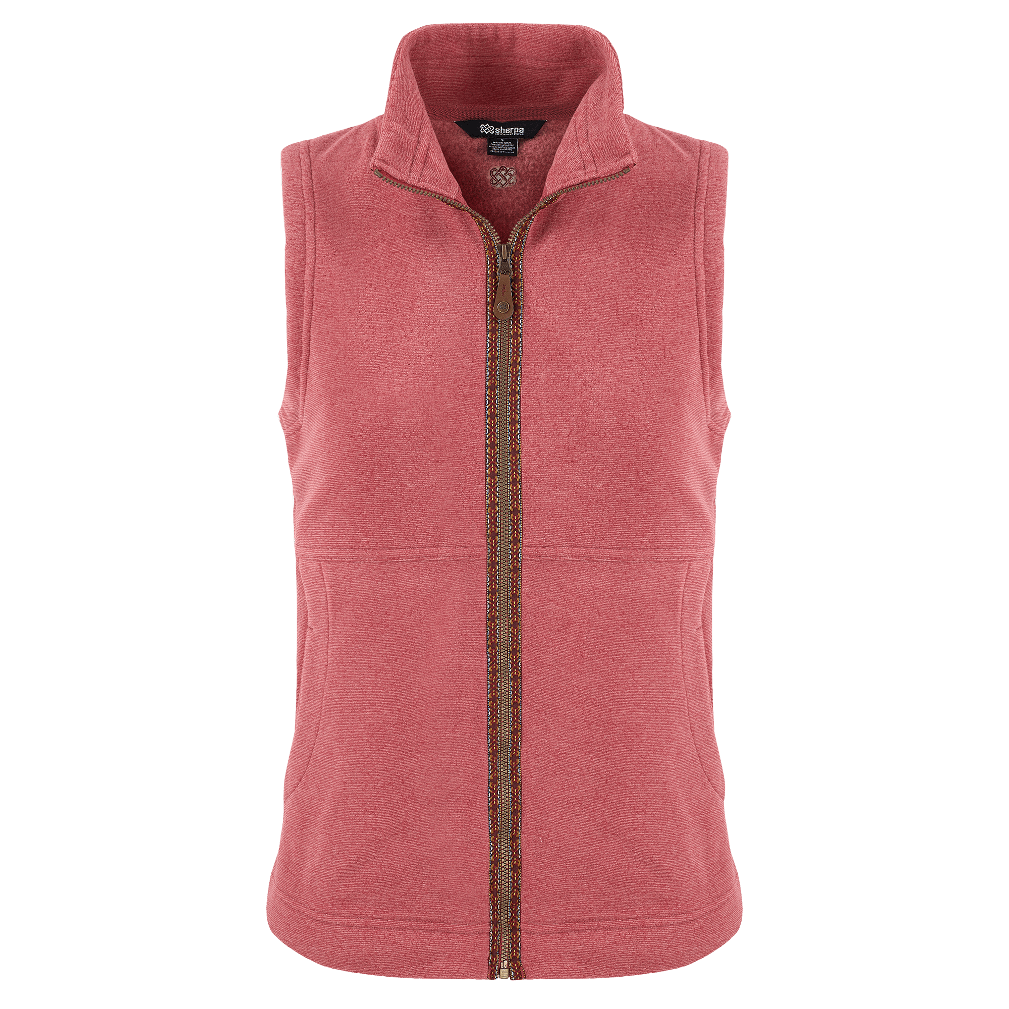 Rolpa Eco Vest - Mineral Red