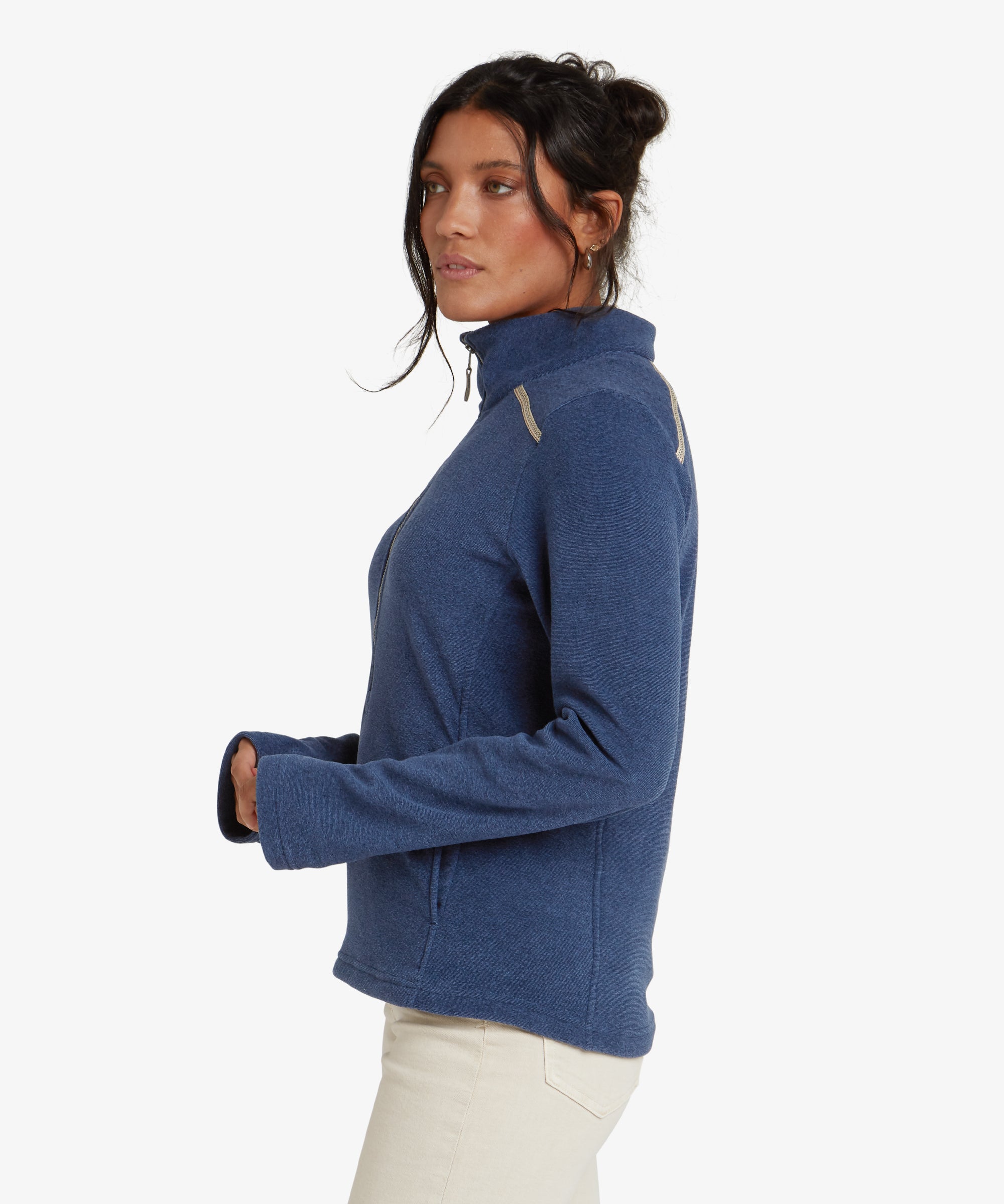 Rolpa Eco Pullover Zip – Rathee Blue