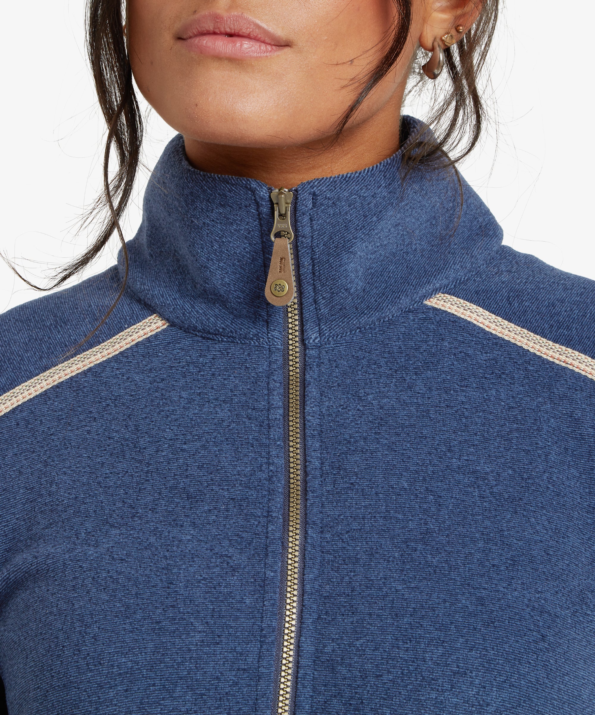 Rolpa Eco Pullover Zip – Rathee Blue