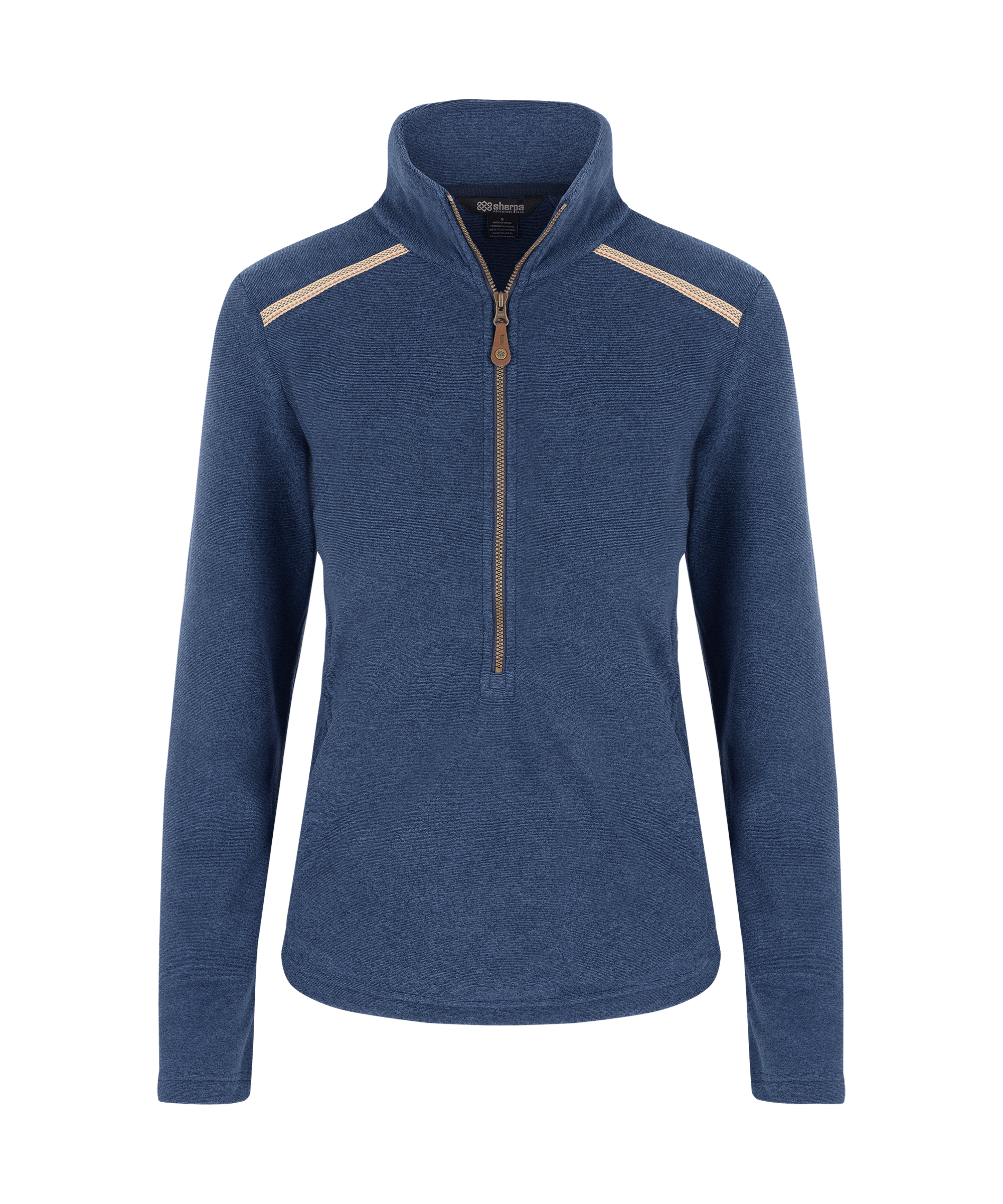 Rolpa Eco Pullover Zip - Rathee Blue