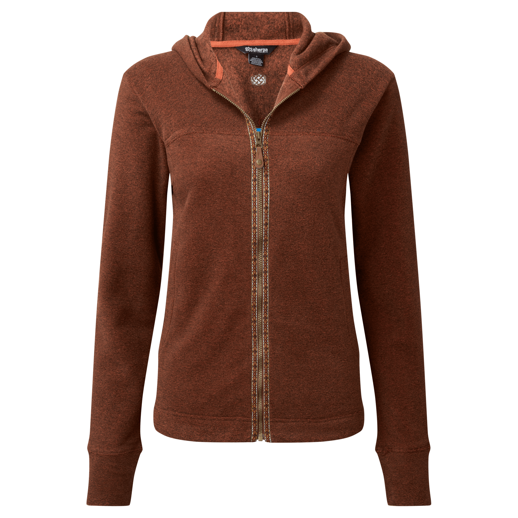 Rolpa Full Zip Hoodie - Spice