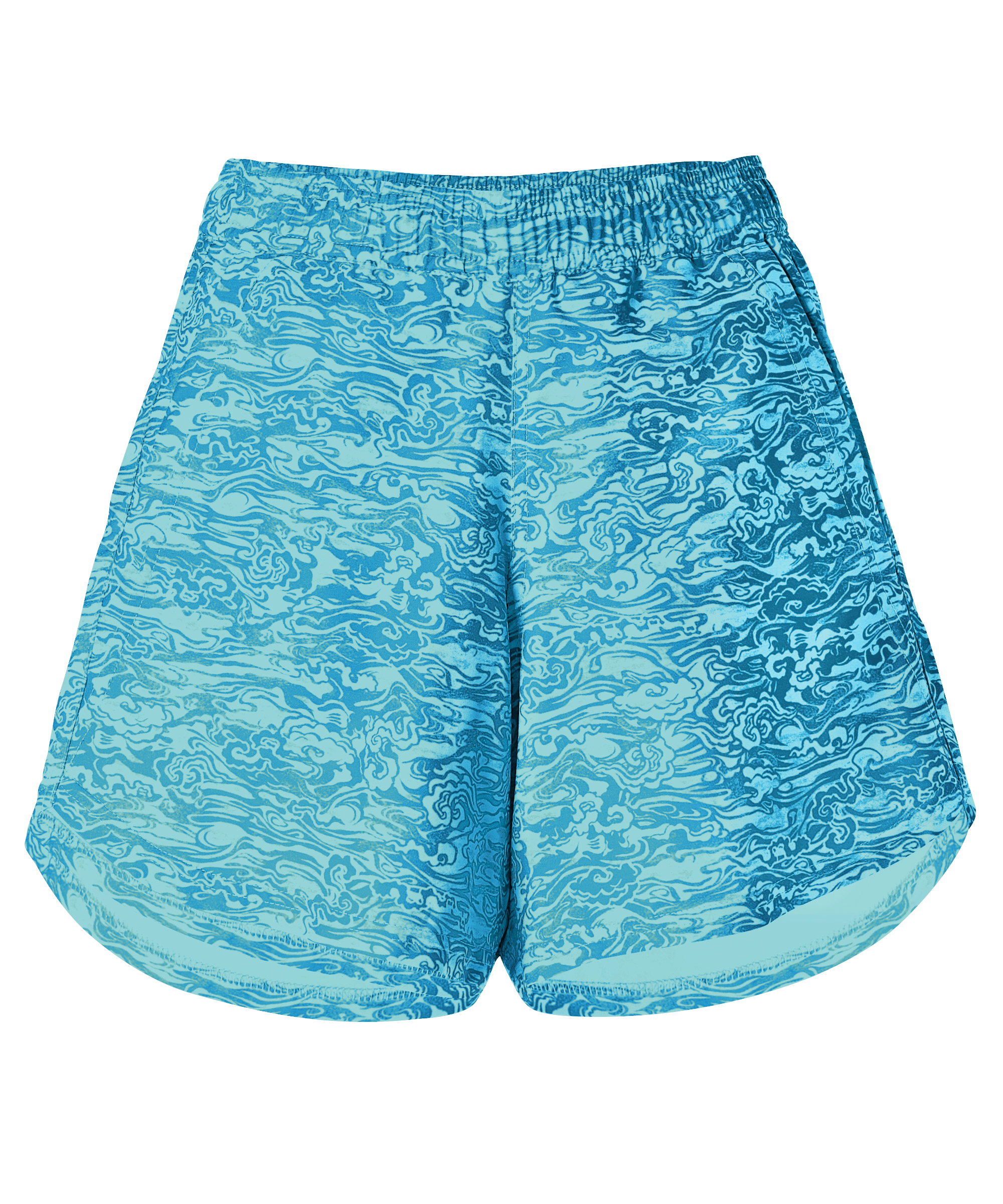 Sajilo Pull-On Shorts - Azule Cloud