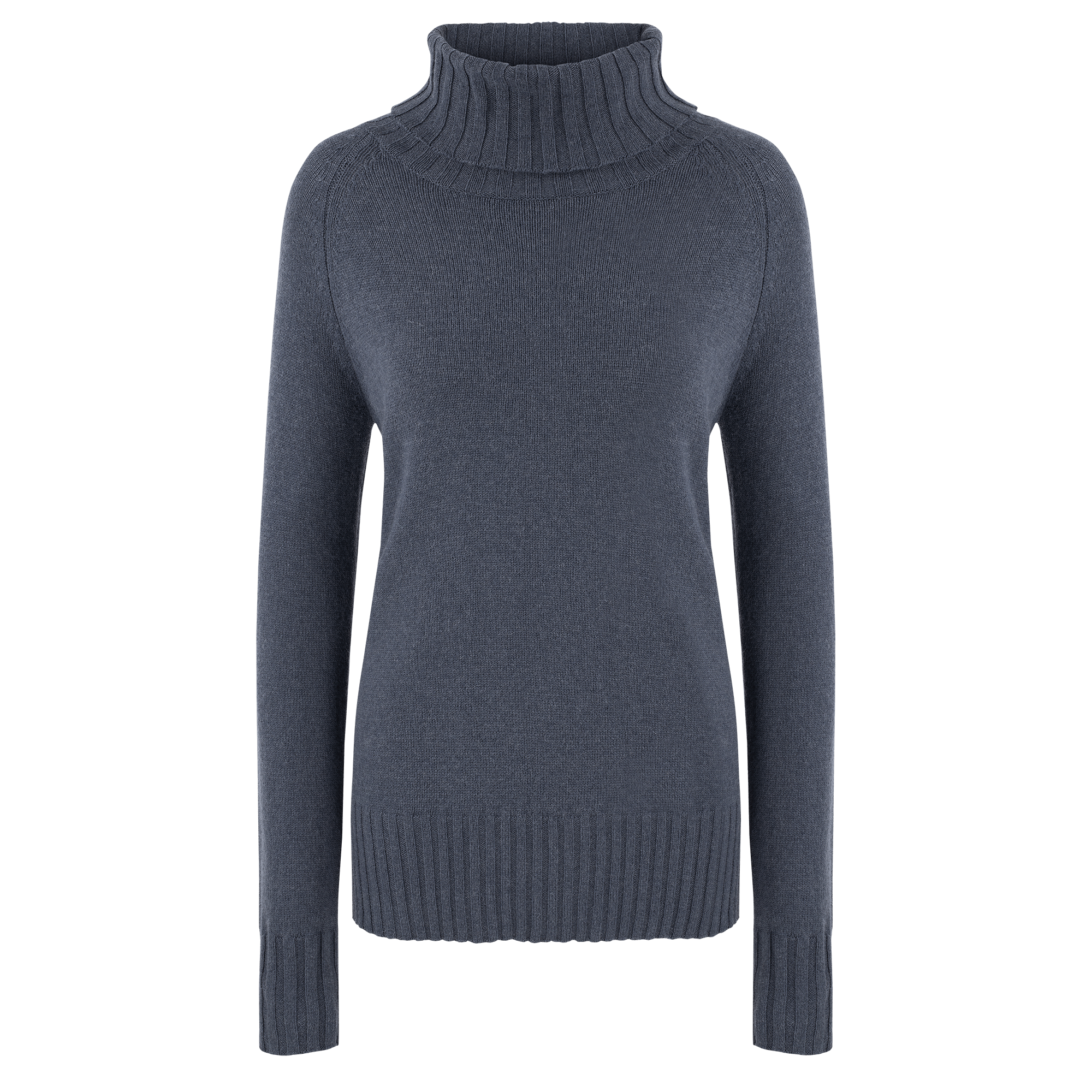 Saleena Eco Rollkragenpullover – Neelo Blue