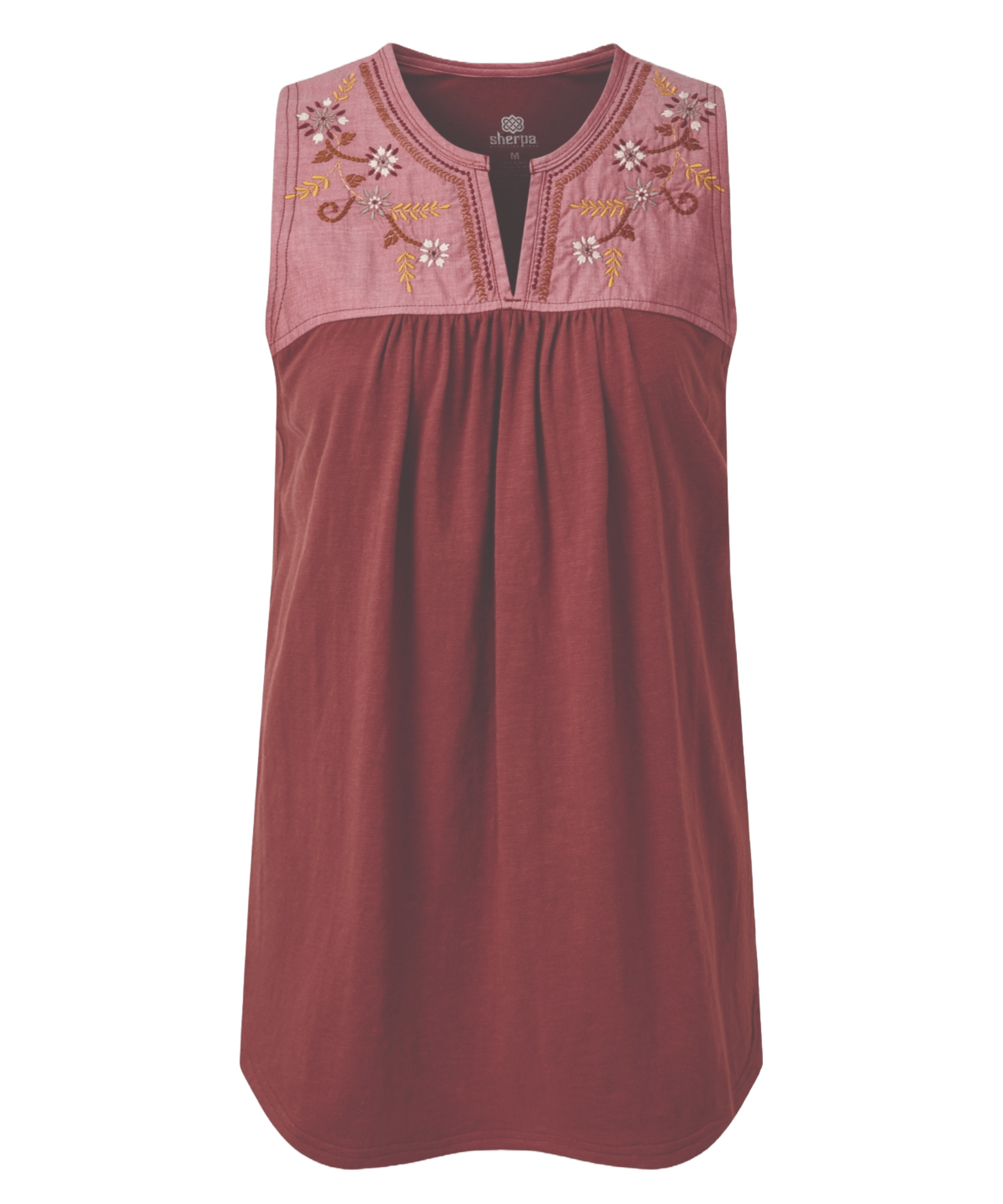 Sherpa Adventure Gear Shaanti Embroidery Top in Red