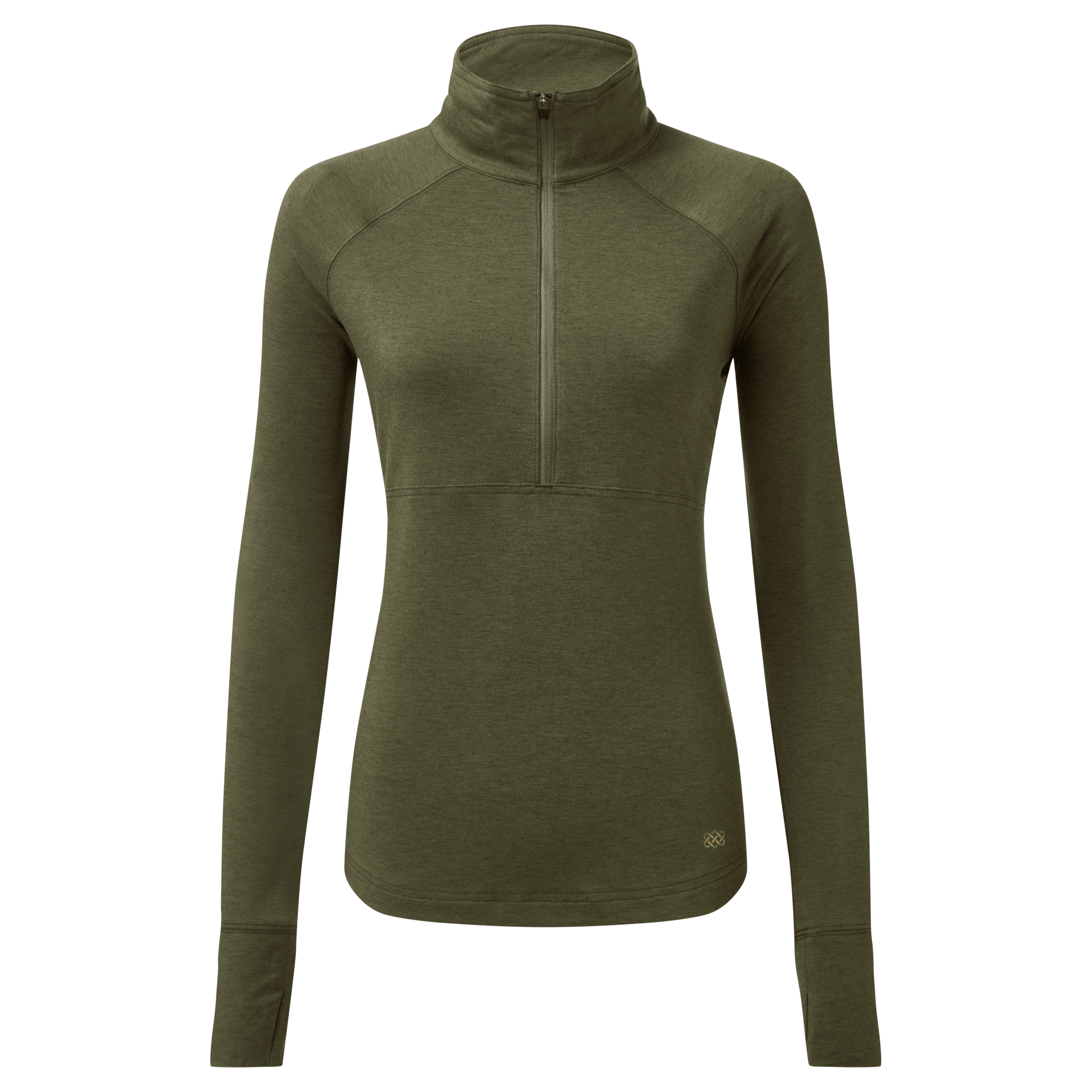 Tendu Active Half Zip - Evergreen