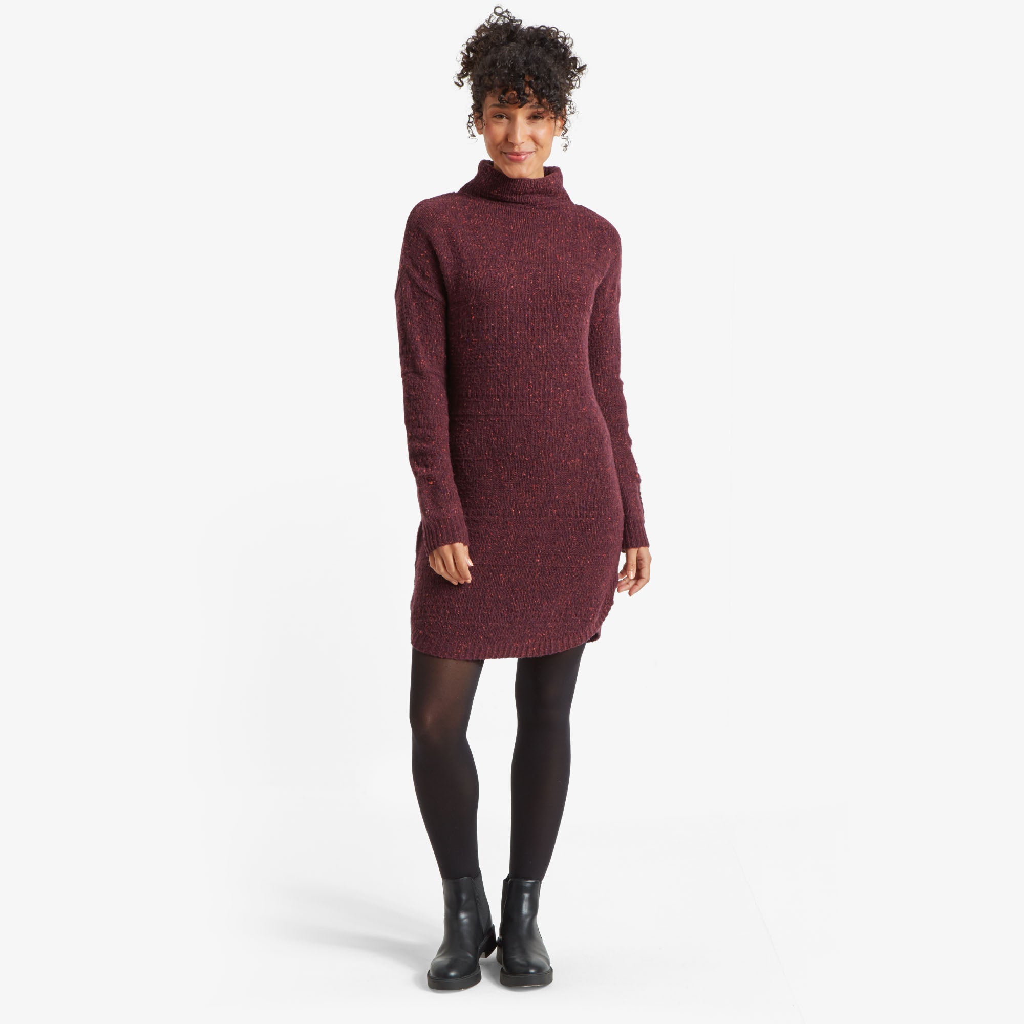 Yuden Dress - Beet Red