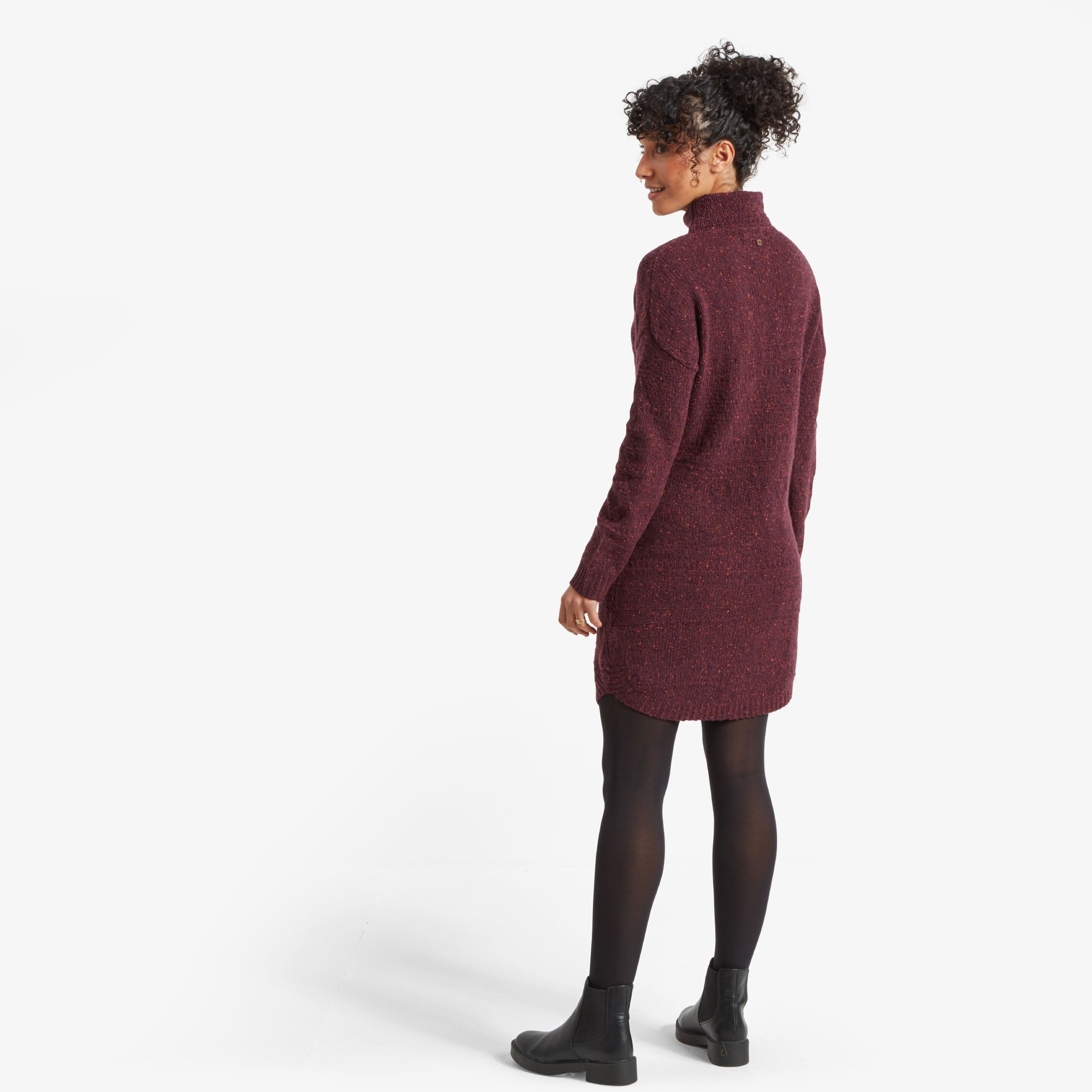 Yuden Dress - Beet Red