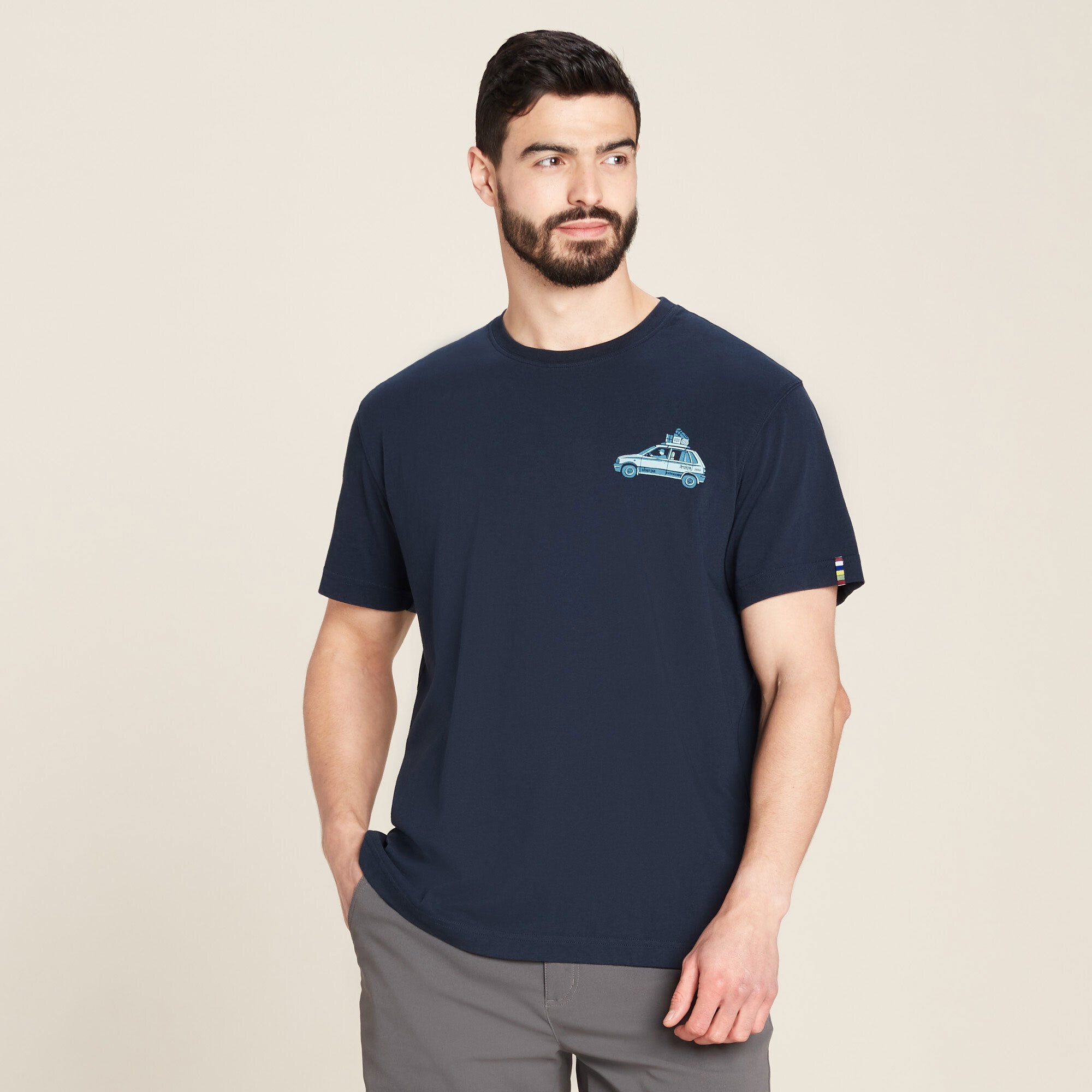 Parsa T-Shirt - Rathee Blue Taxi