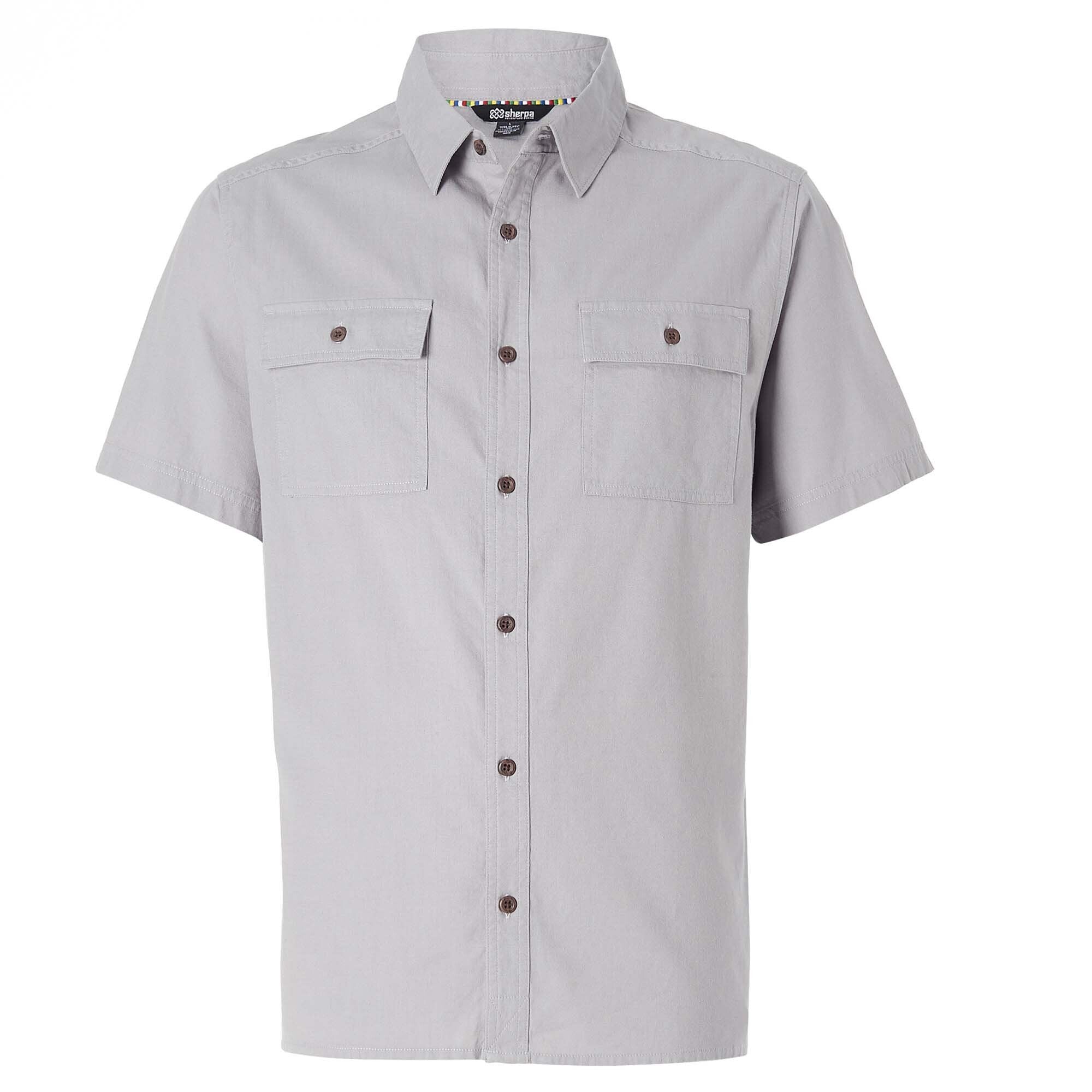 Sherpa Adventure Gear Tharu Journey Short Sleeve Shirt in Grey