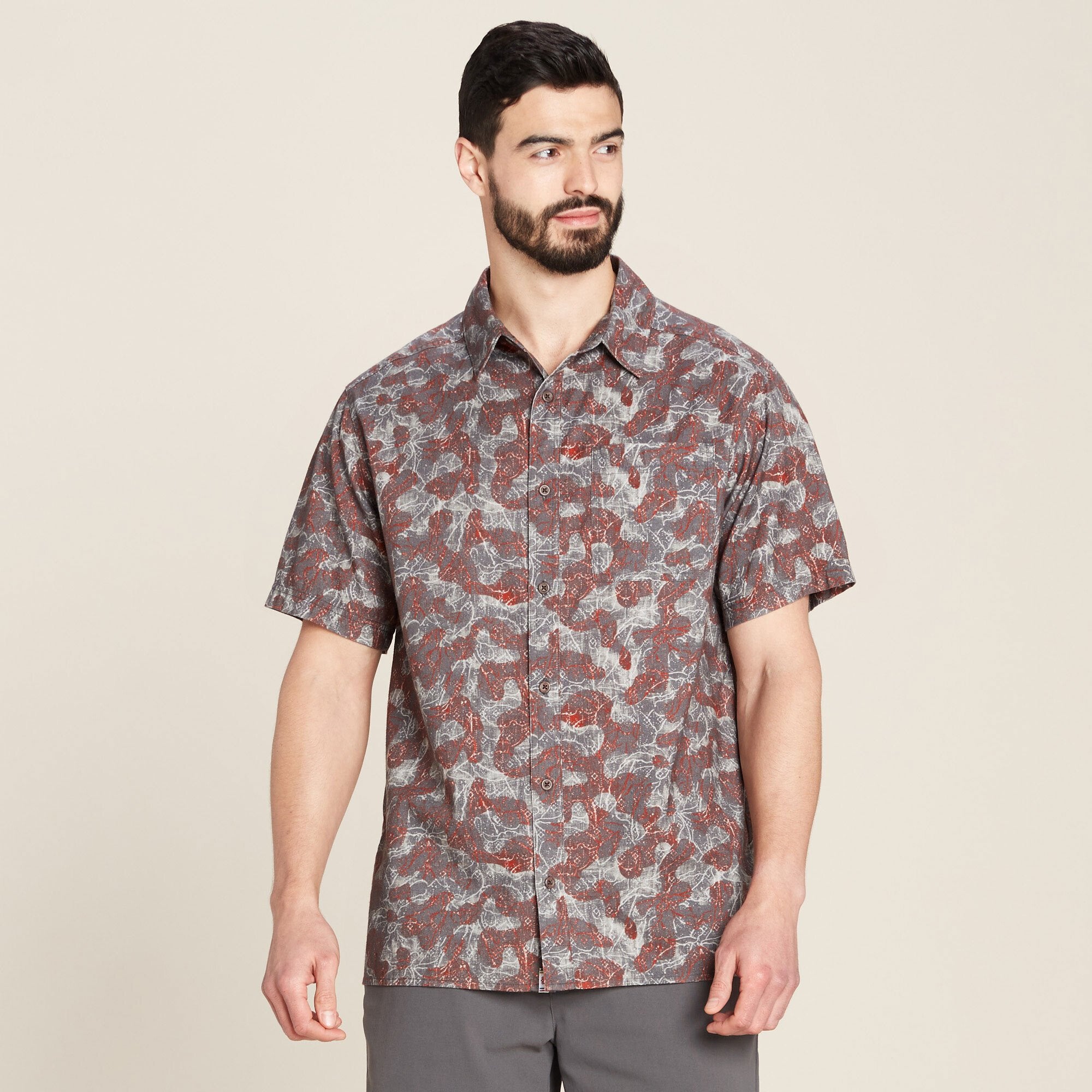 Tharu Voyage Short Sleeve Shirt - Kharani Botanical