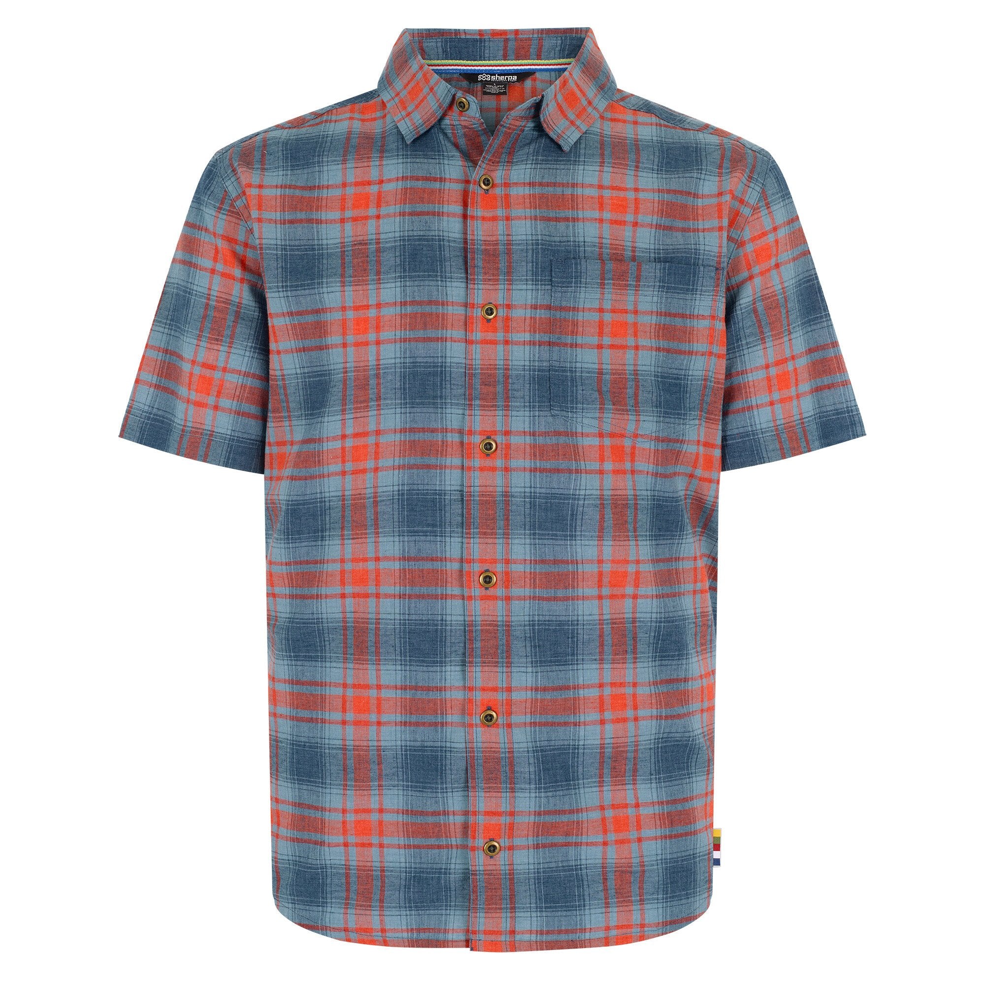 Faneel Plaid Short Sleeve Shirt - Neelo Blue