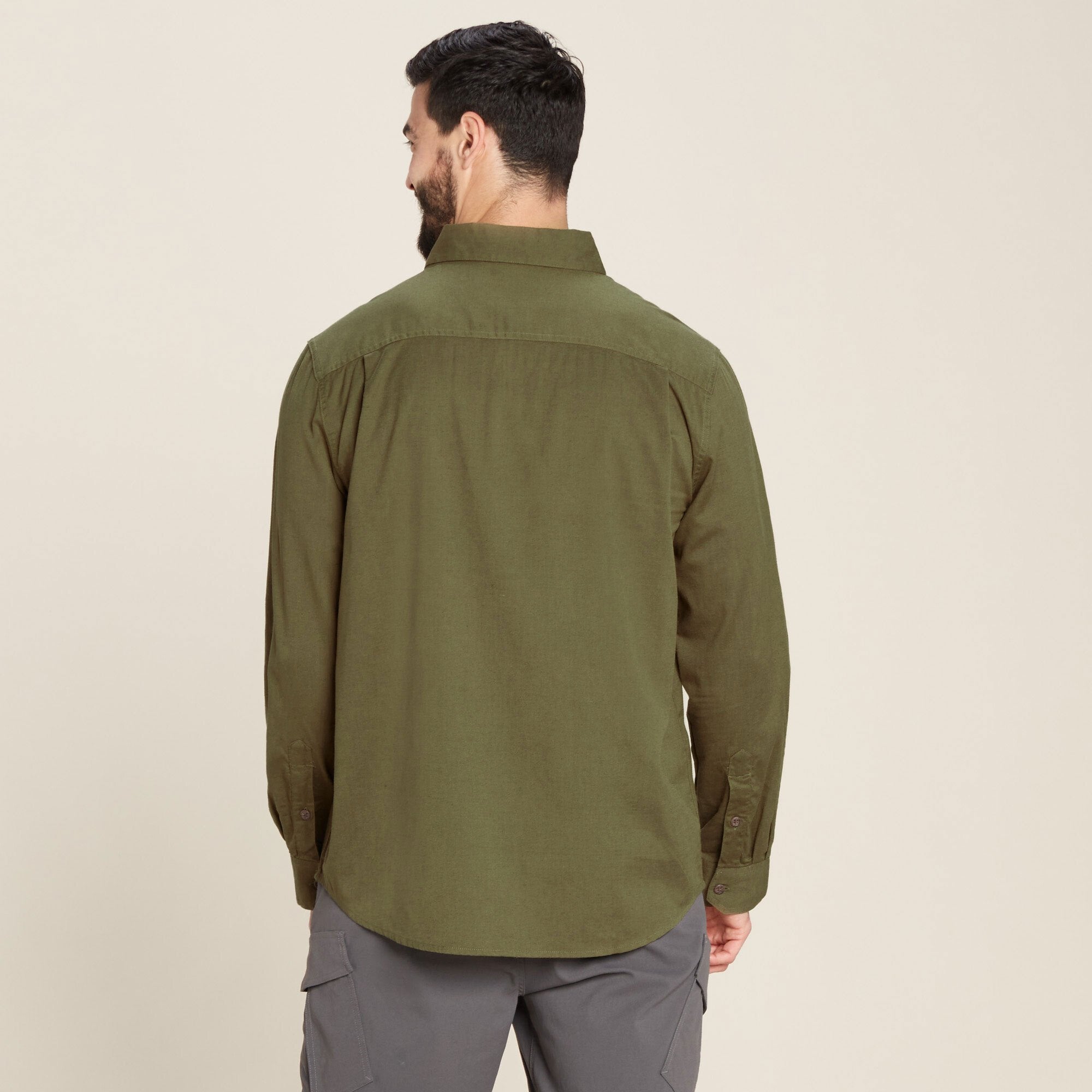 Tharu Long Sleeve Shirt - Evergreen