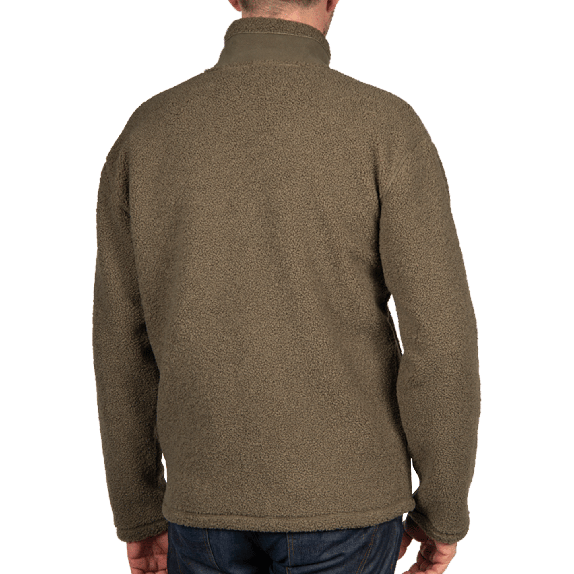 Chamlang Pullover mit halbem Reißverschluss - Evergreen