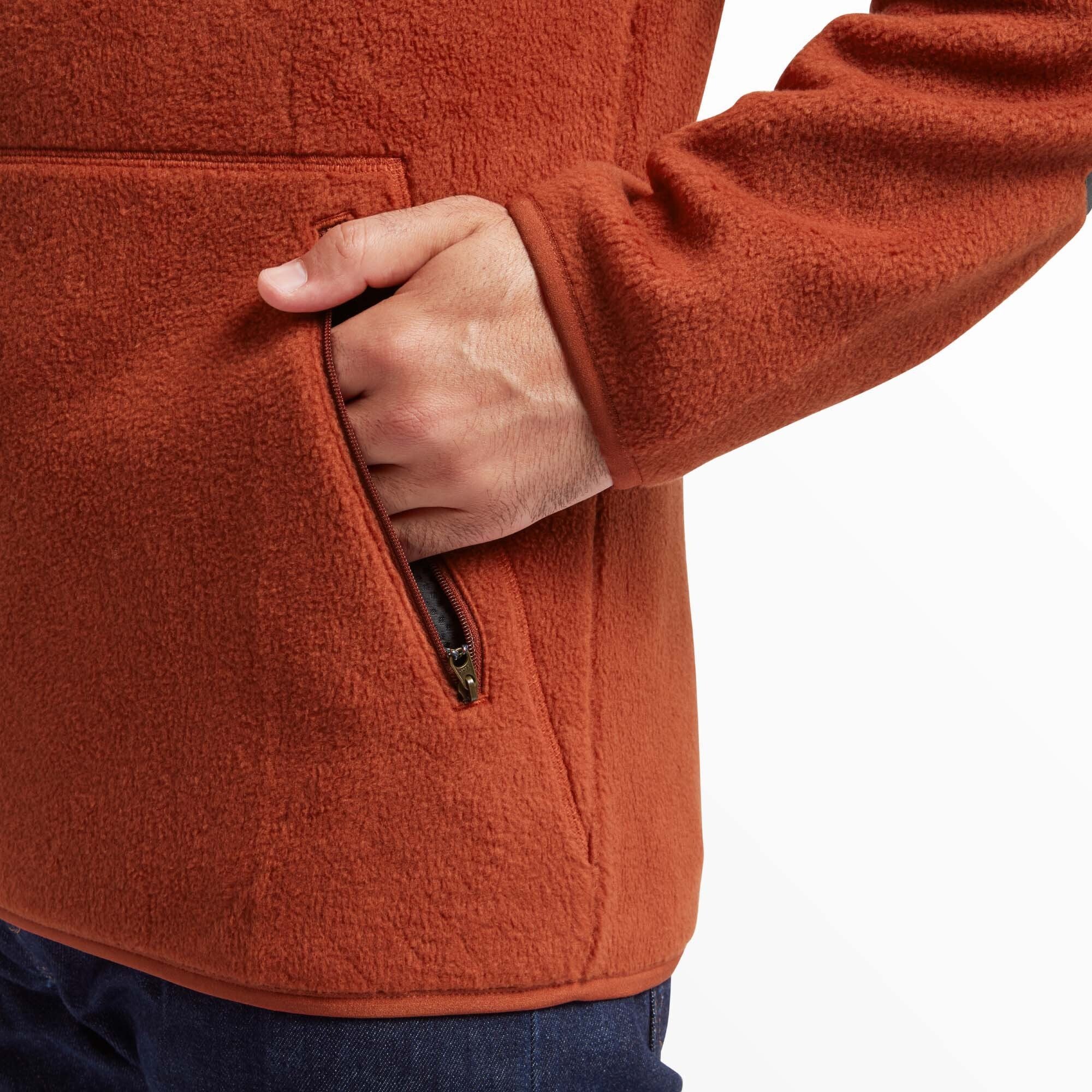 Sanani Eco Fleece Jacket - Clay Red