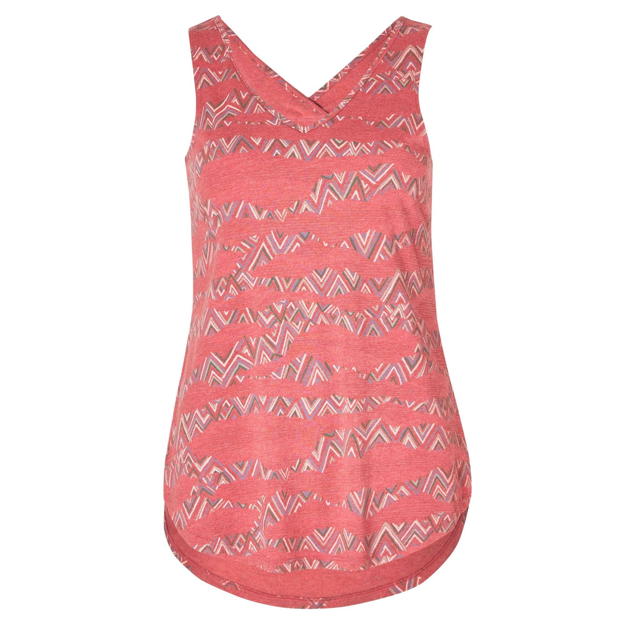 Varuna V-Neck Tank Top - Desert Sand Mountain