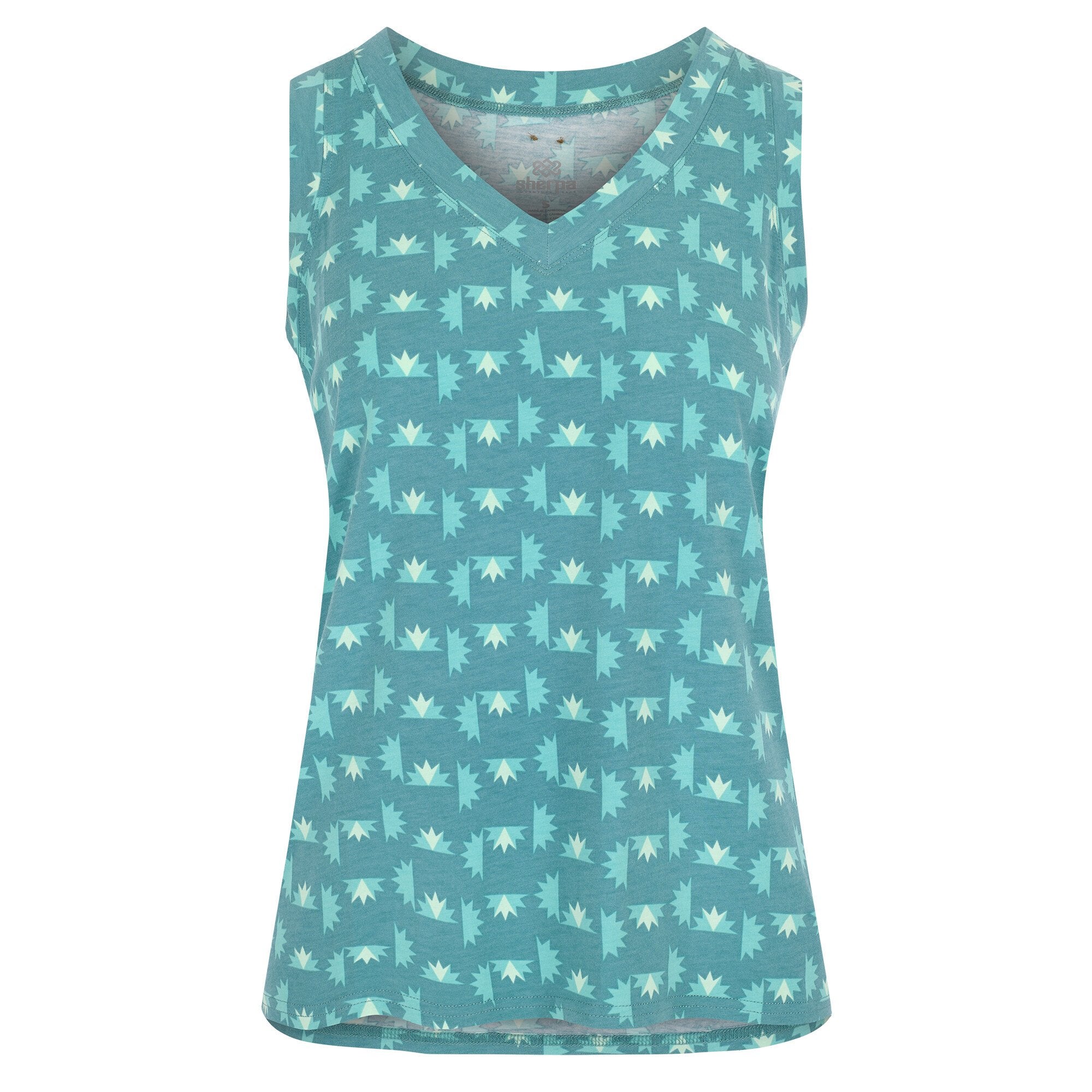 Sherpa Adventure Gear Neha V-Neck Tank in Blue