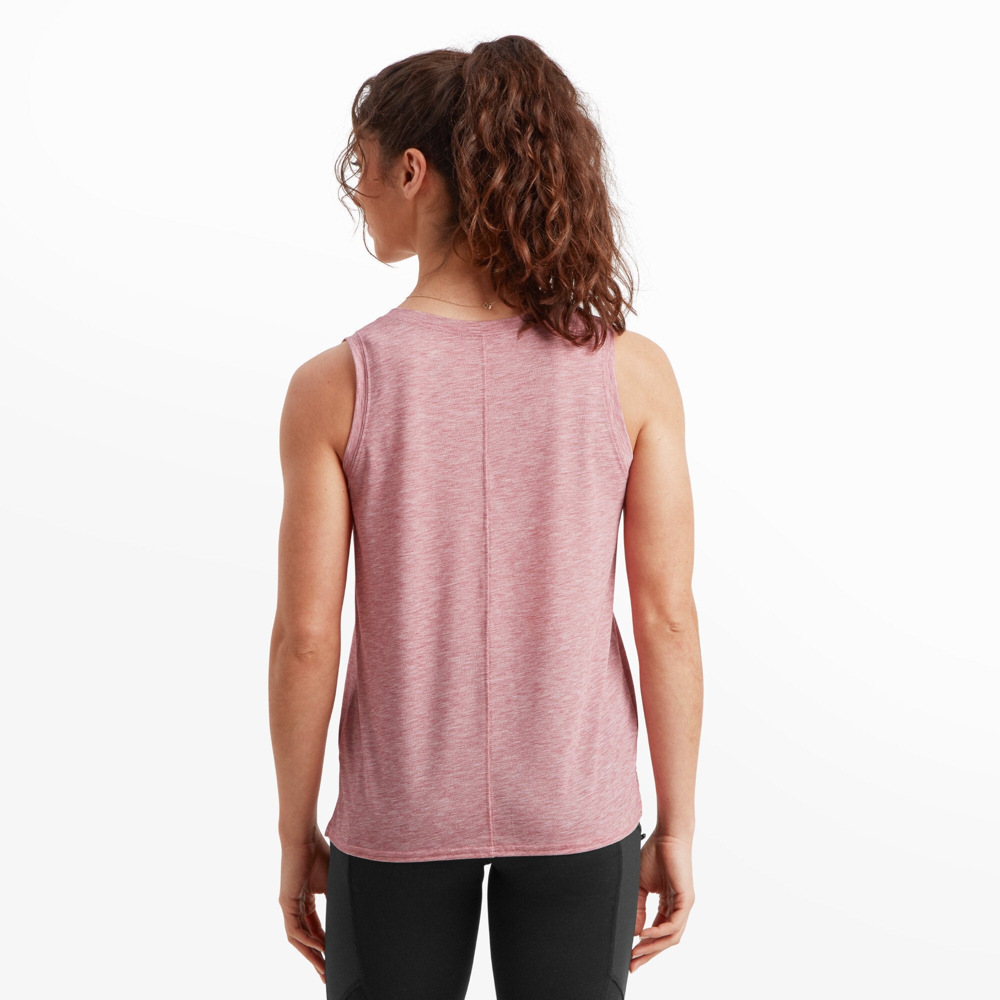 Asha V-Neck Tank Top - Mineral Red