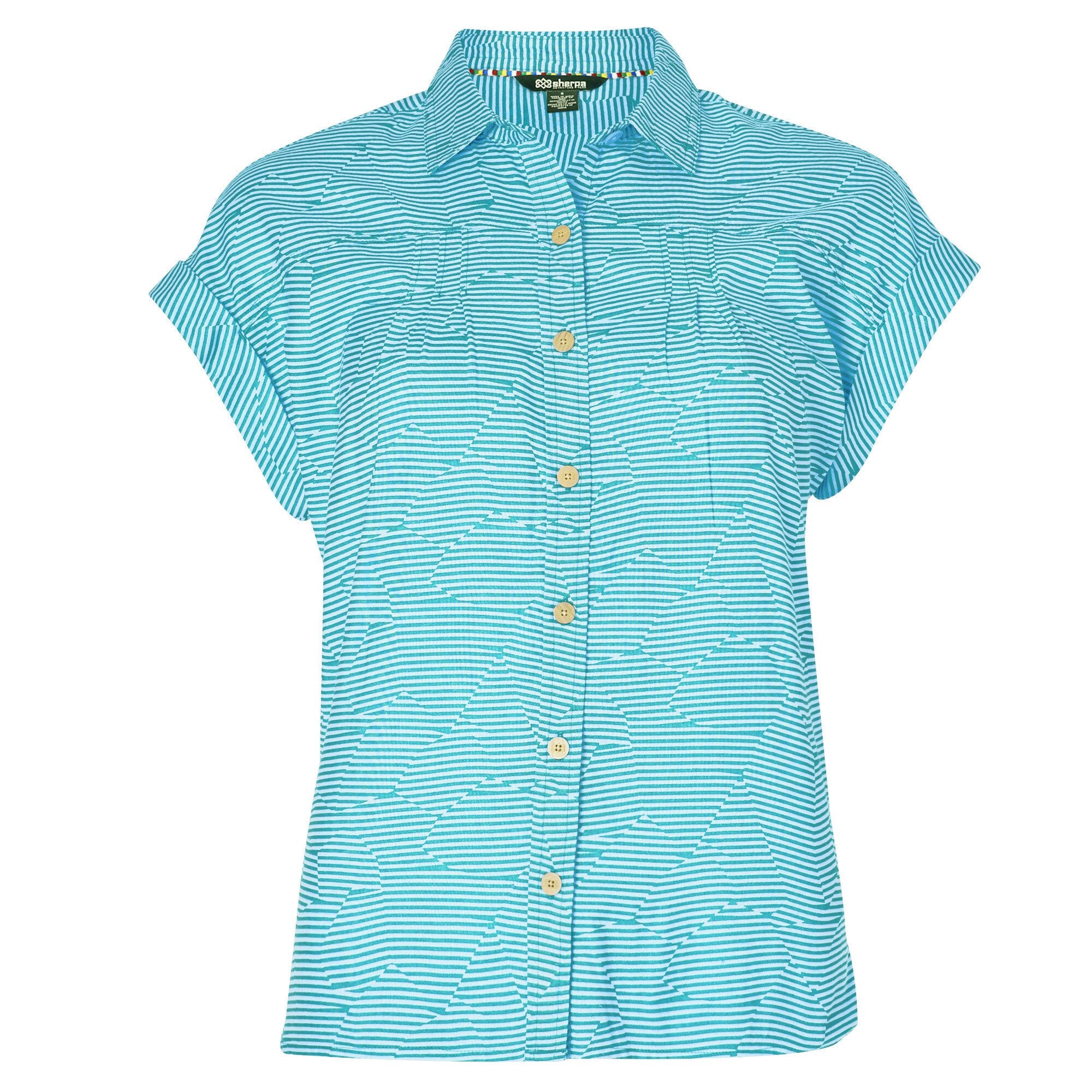 Sherpa Adventure Gear Tharu Camp Shirt in Blue