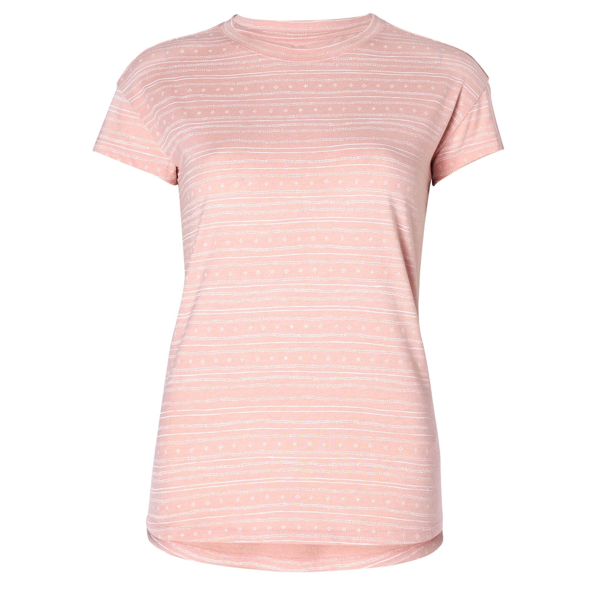 Varuna Short Sleeve Crew - Blush Tigma