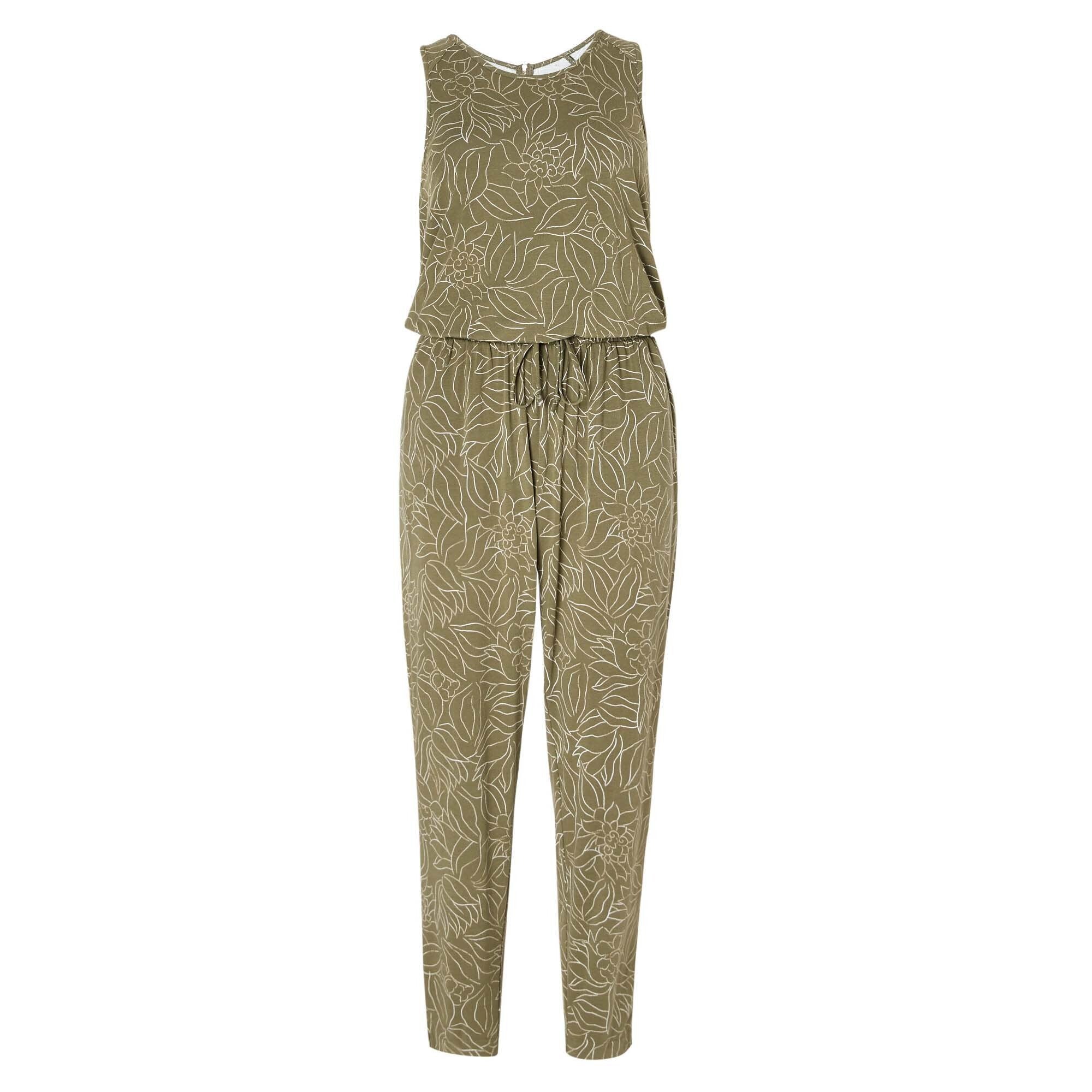 Neha Jumpsuit - Evergreen Leaf