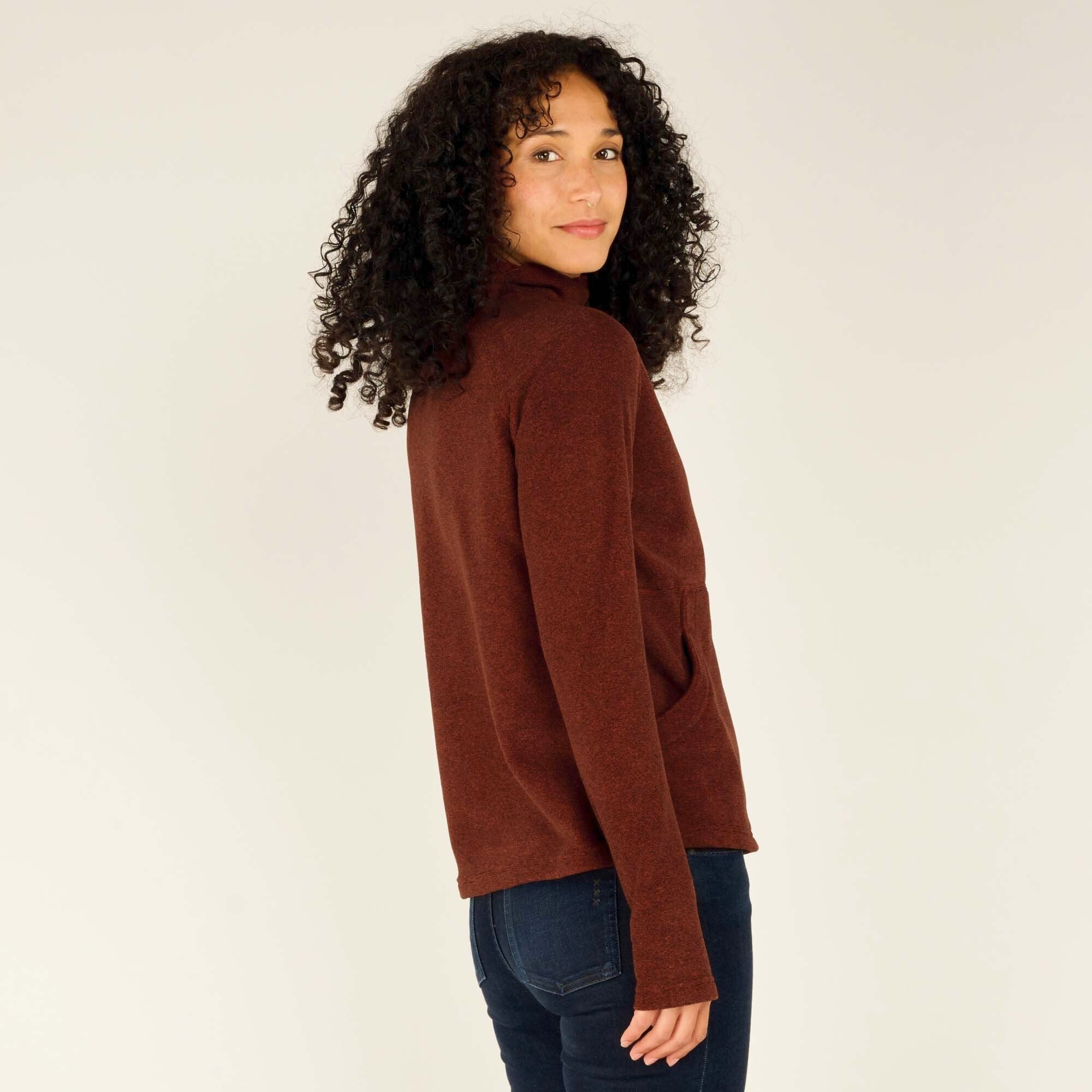 Rolpa Half Zip Pullover - Spice