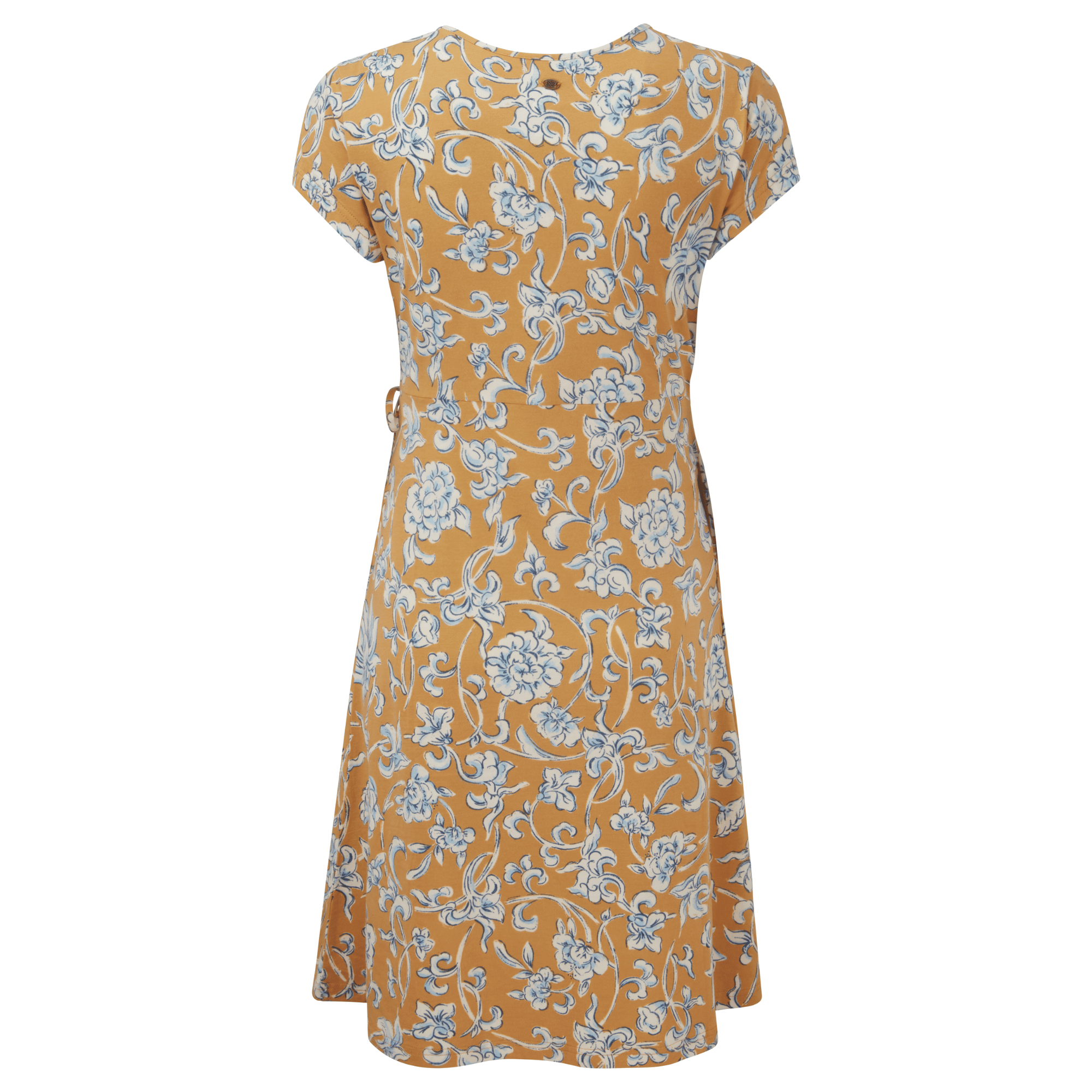 Padma Wrap Dress - Daal Yellow