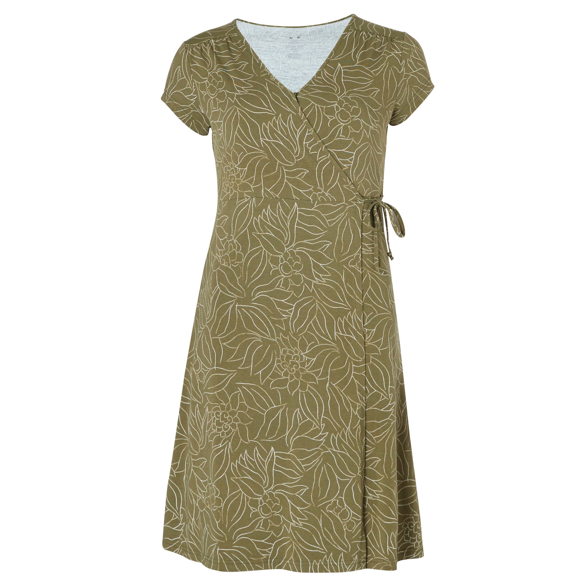 Sherpa Adventure Gear Padma Wrap Dress in Green