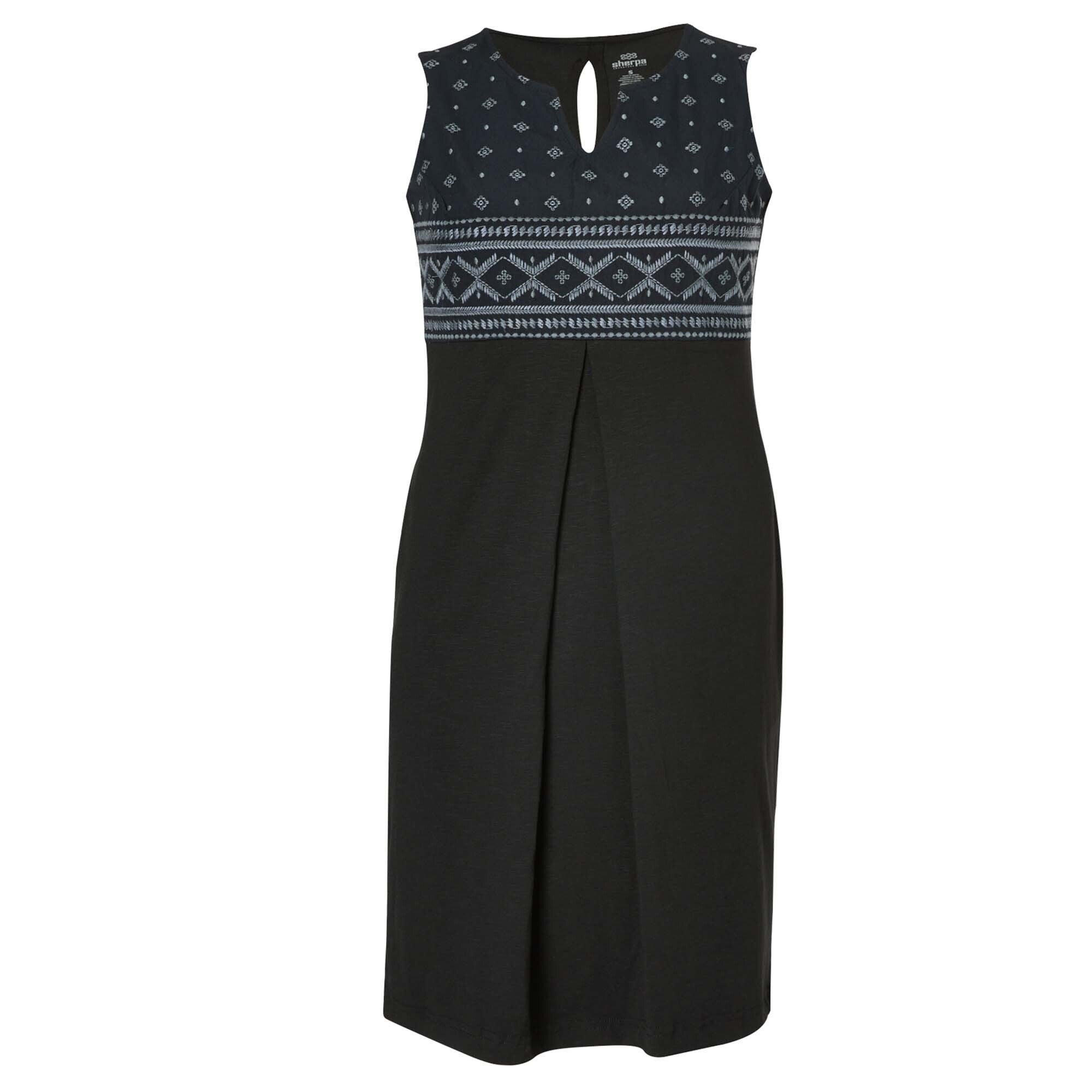 Shaanti Embroidered Dress - Black