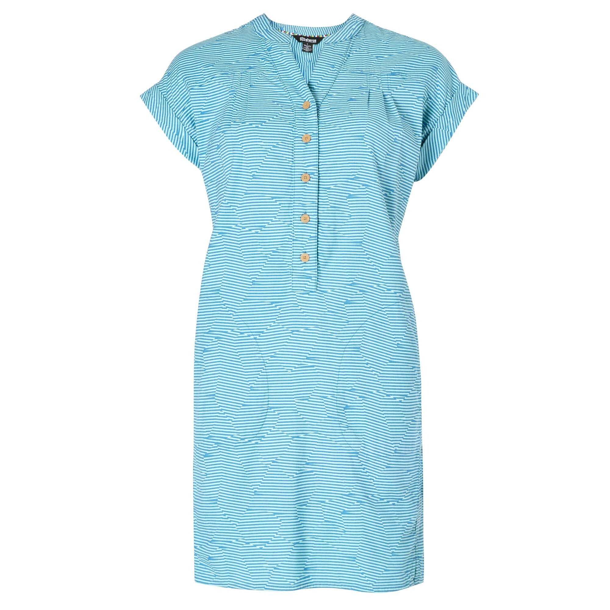 Sherpa Adventure Gear Tharu Shirt Dress in Blue