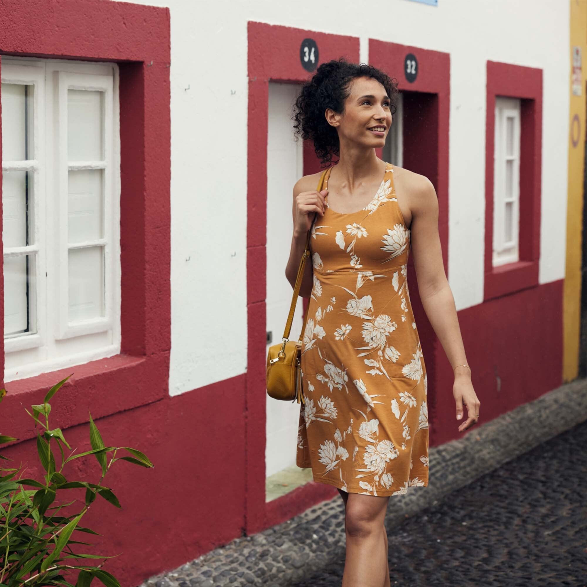 Neha Dress - Caramel Lotus