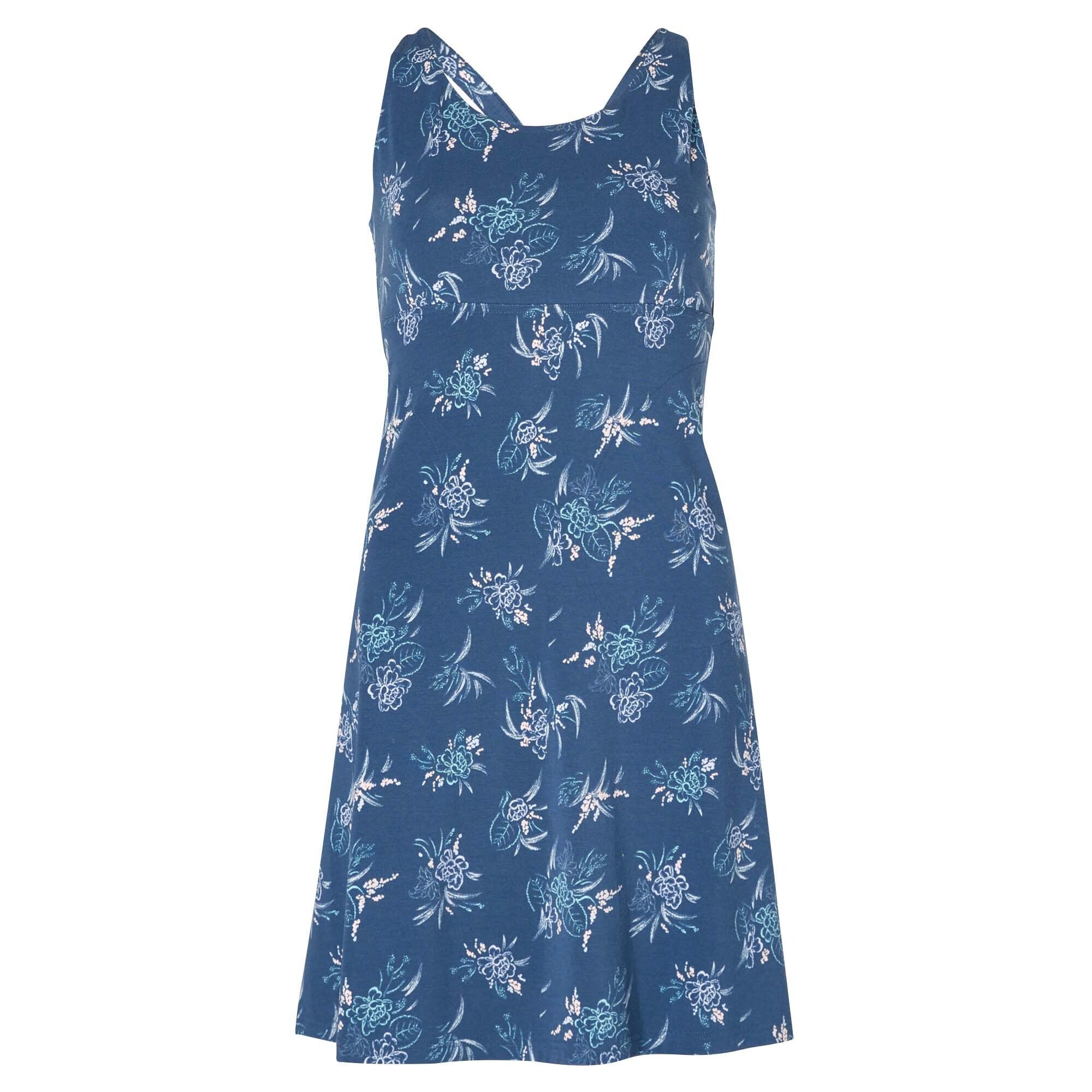 Neha Dress - Neelo Blue Floral