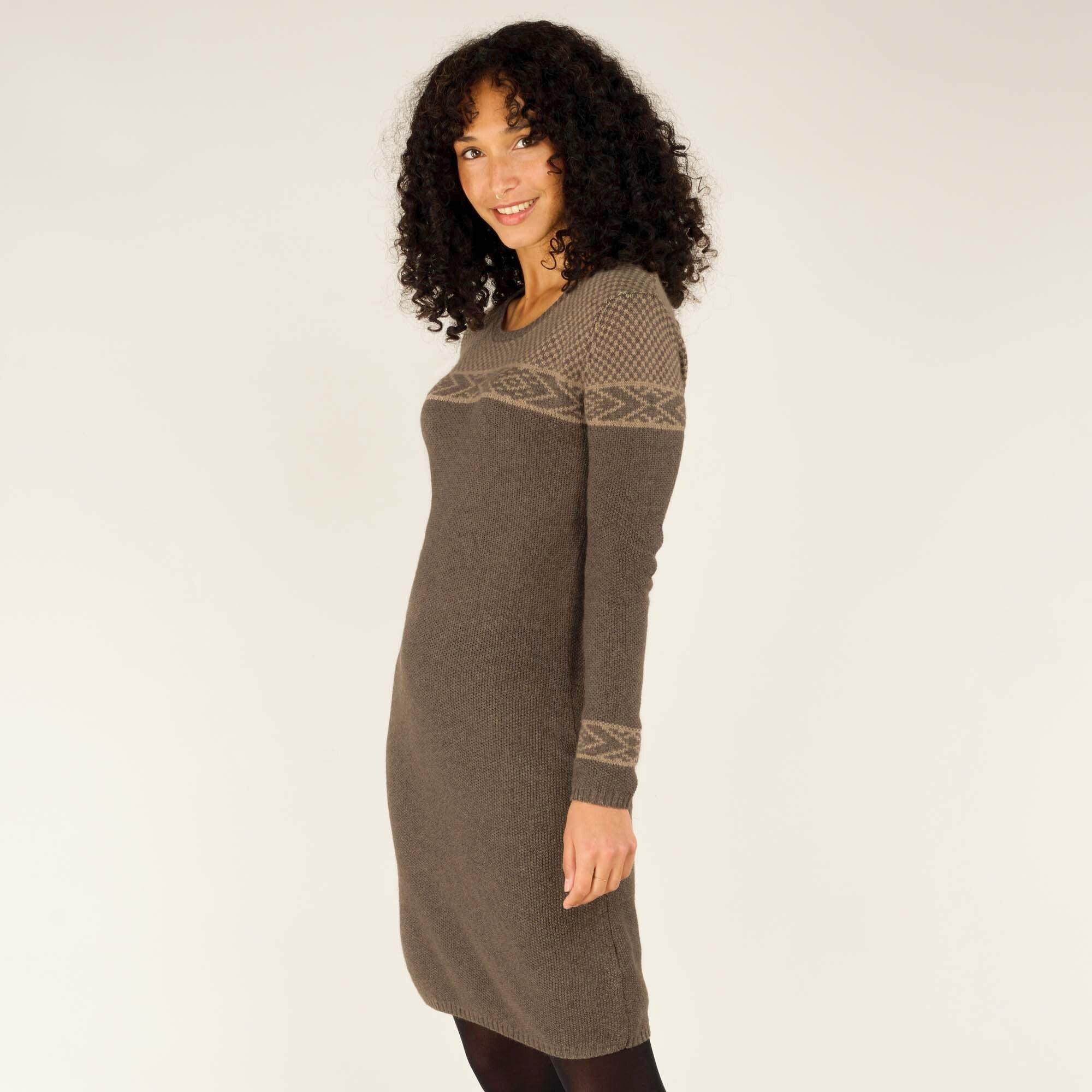 Maya Texture Dress - Maato Grey