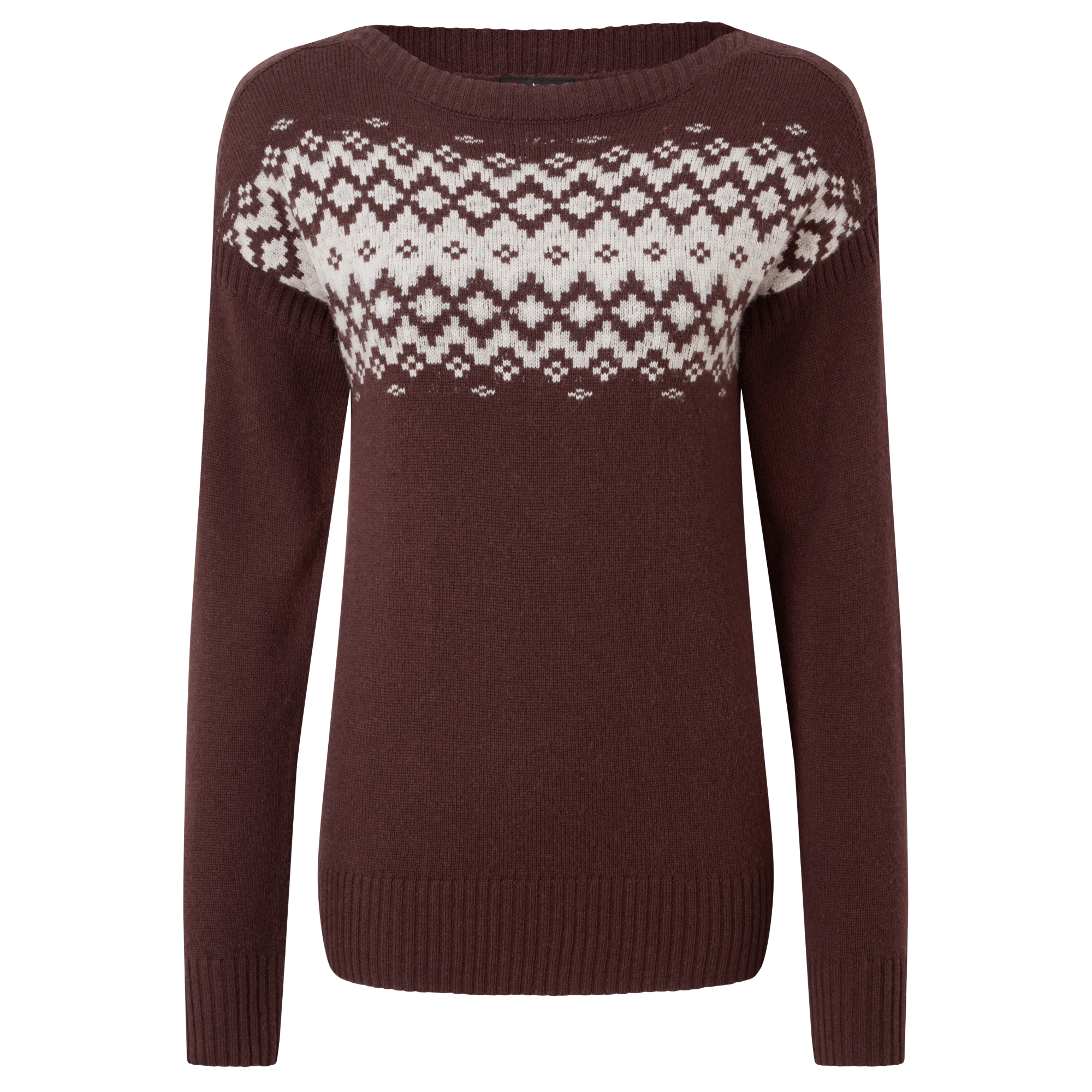 Solma Boatneck Sweater - Beet Red