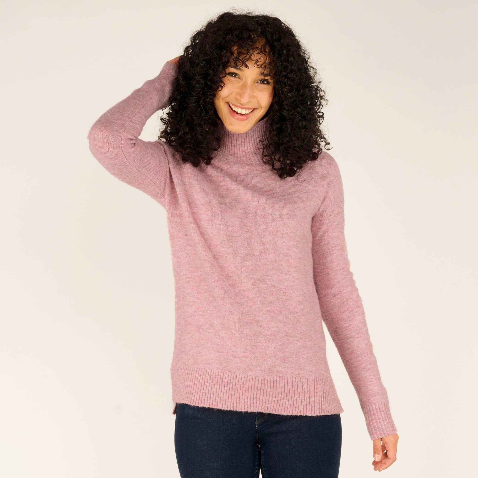 Dali Mock Neck - Blush