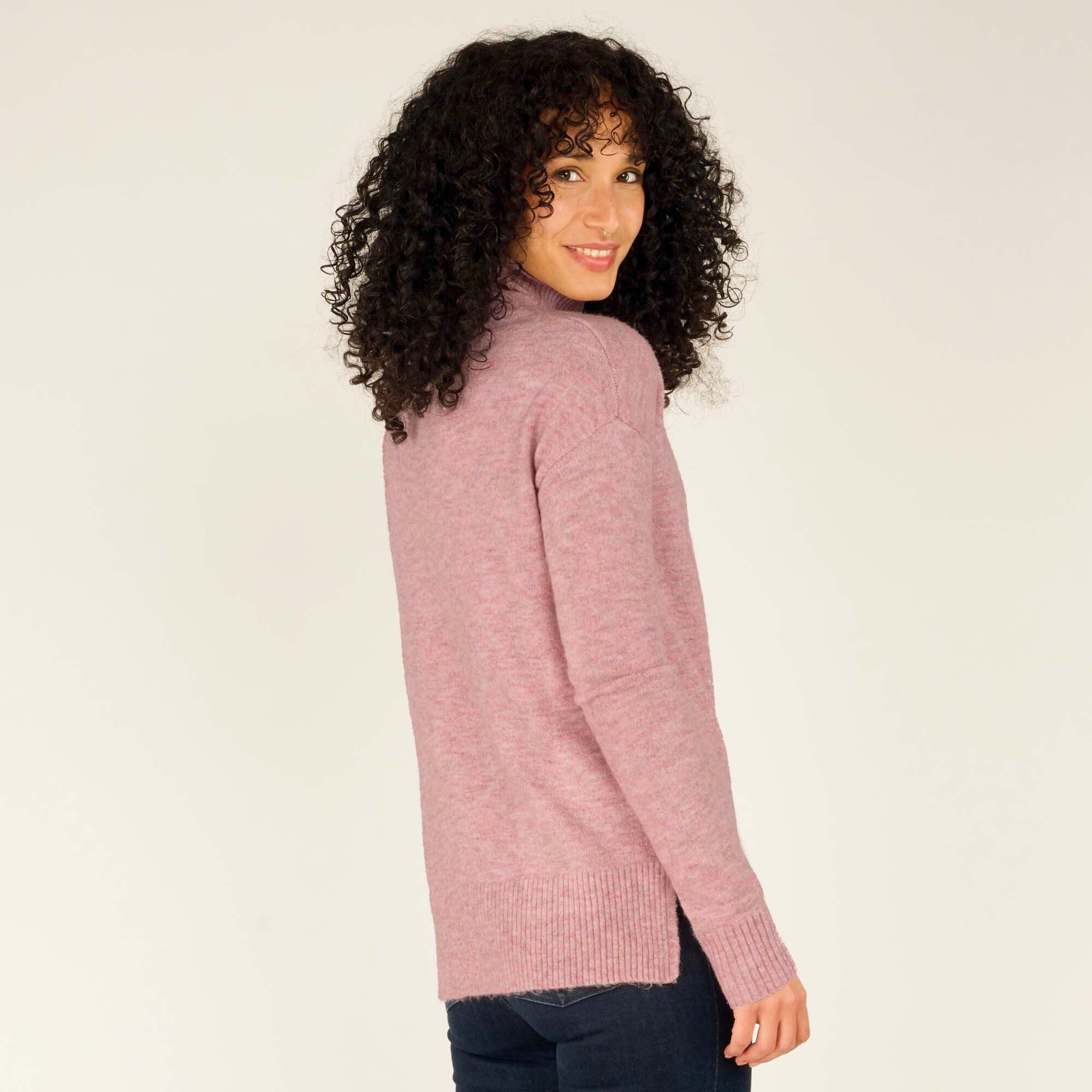 Dali Mock Neck - Blush