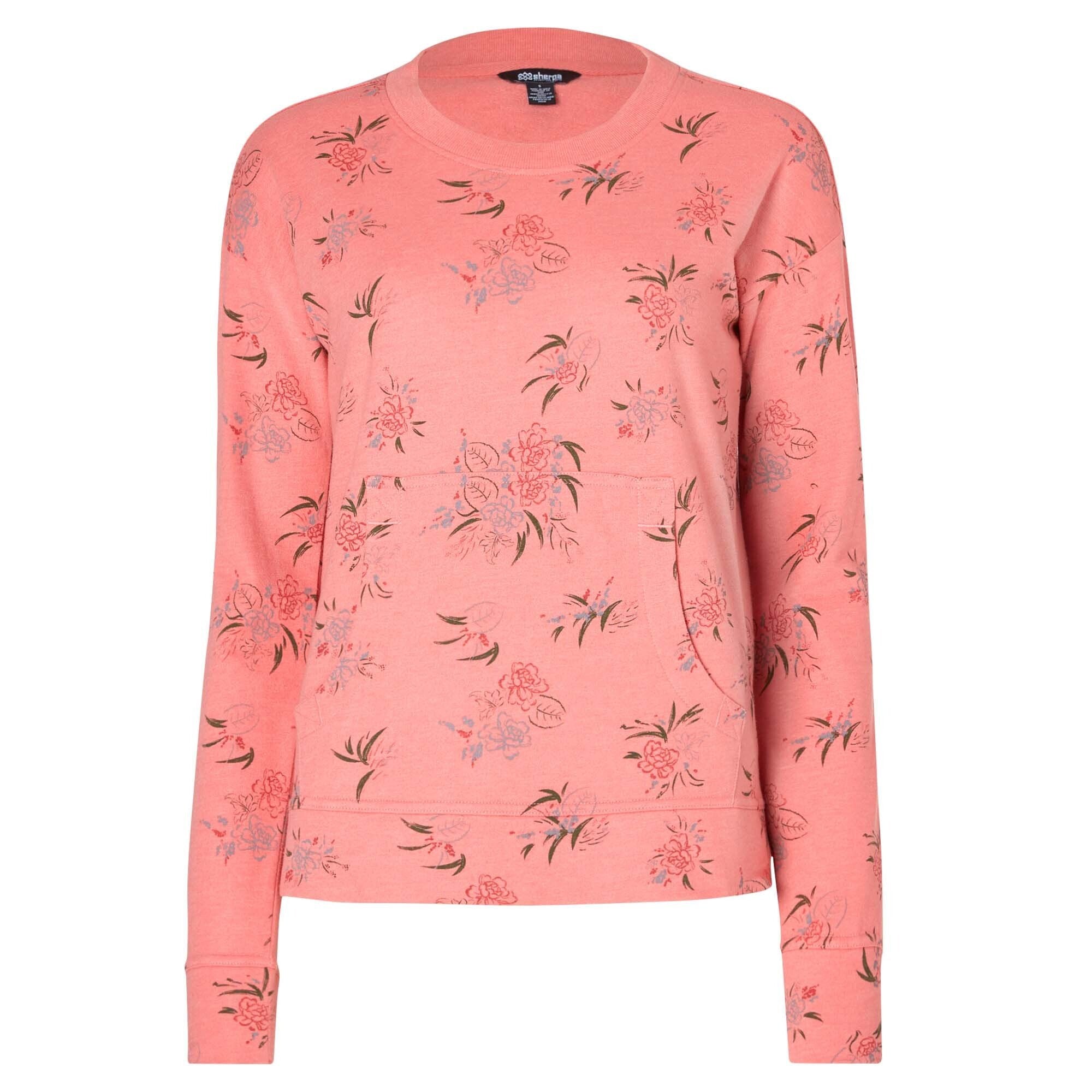 Gita Pullover - Ziegelstaub Blumen