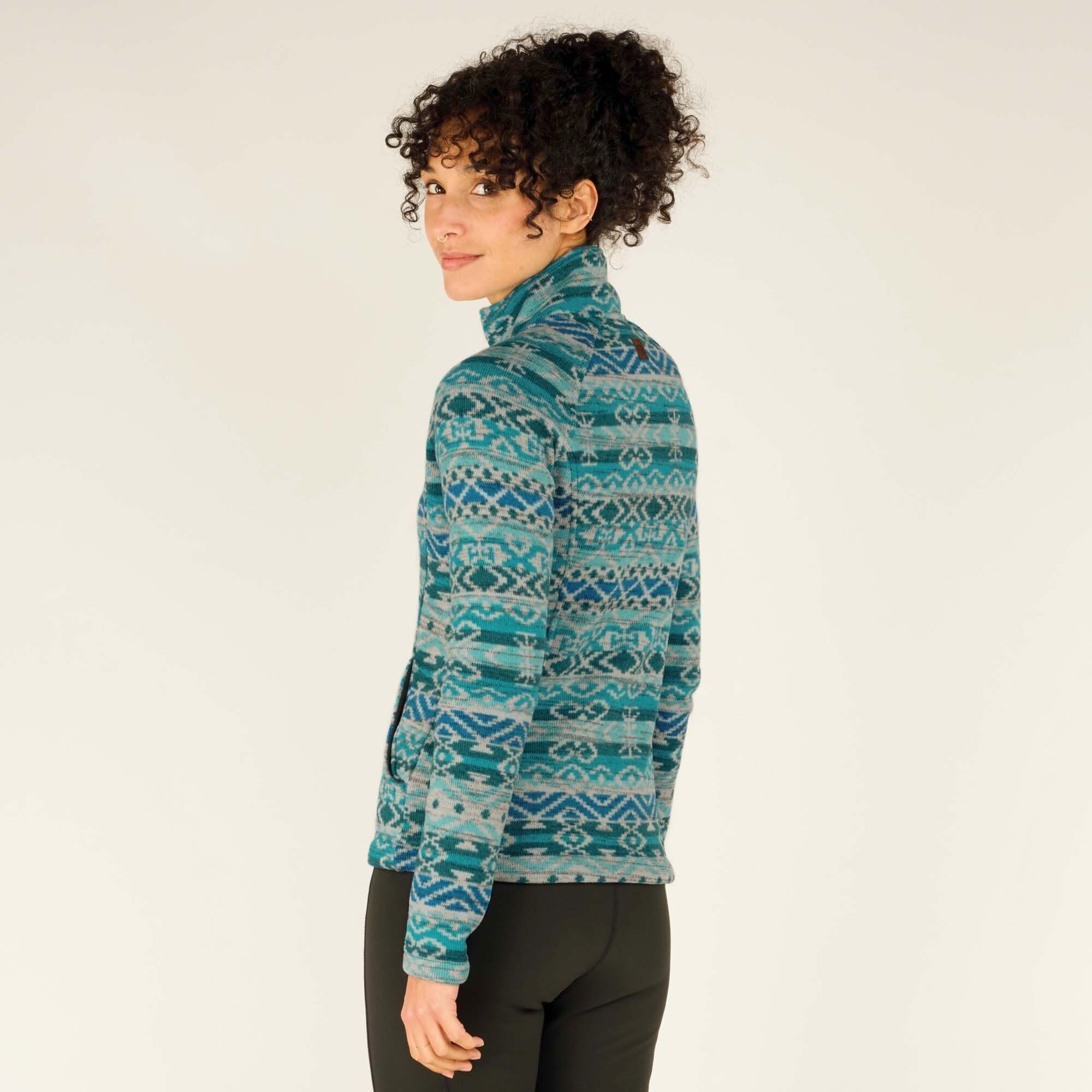 Bhutan Full Zip Jacket - Verdigris