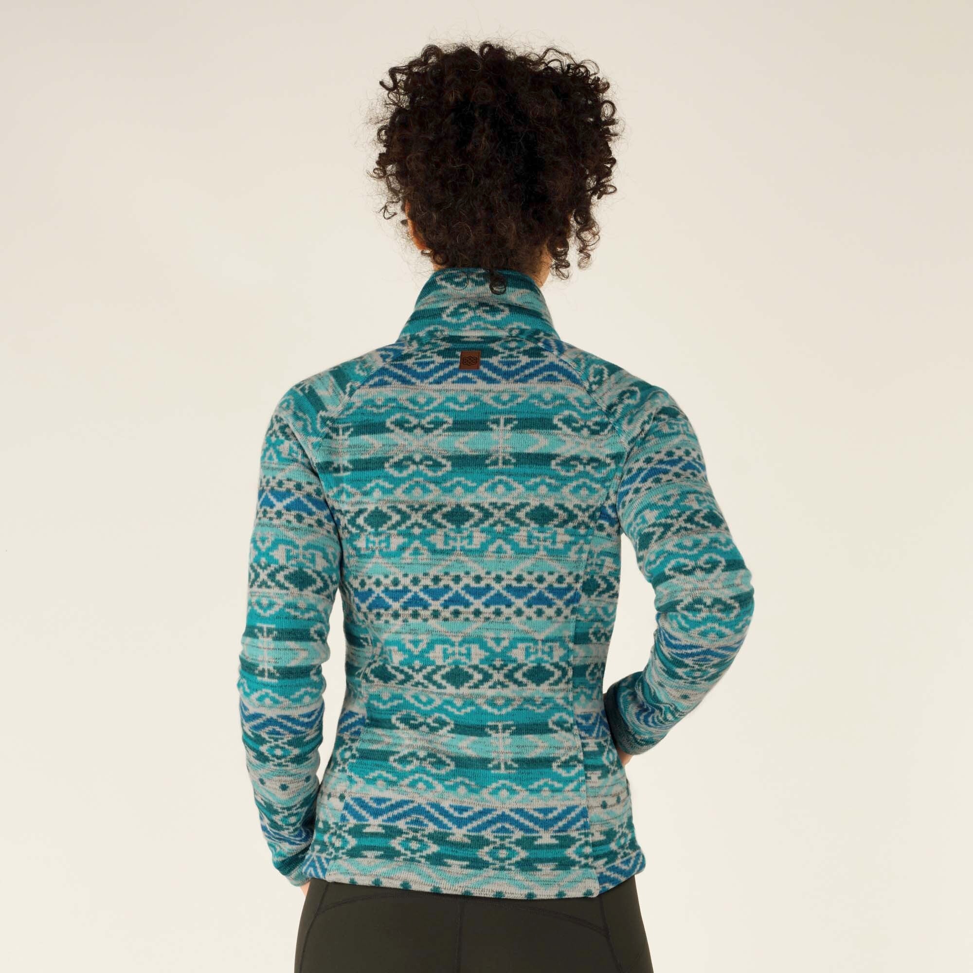 Bhutan Full Zip Jacket - Verdigris