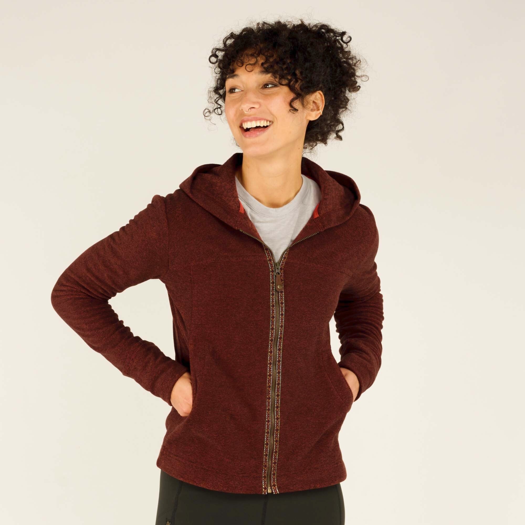 Rolpa Full Zip Hoodie - Spice