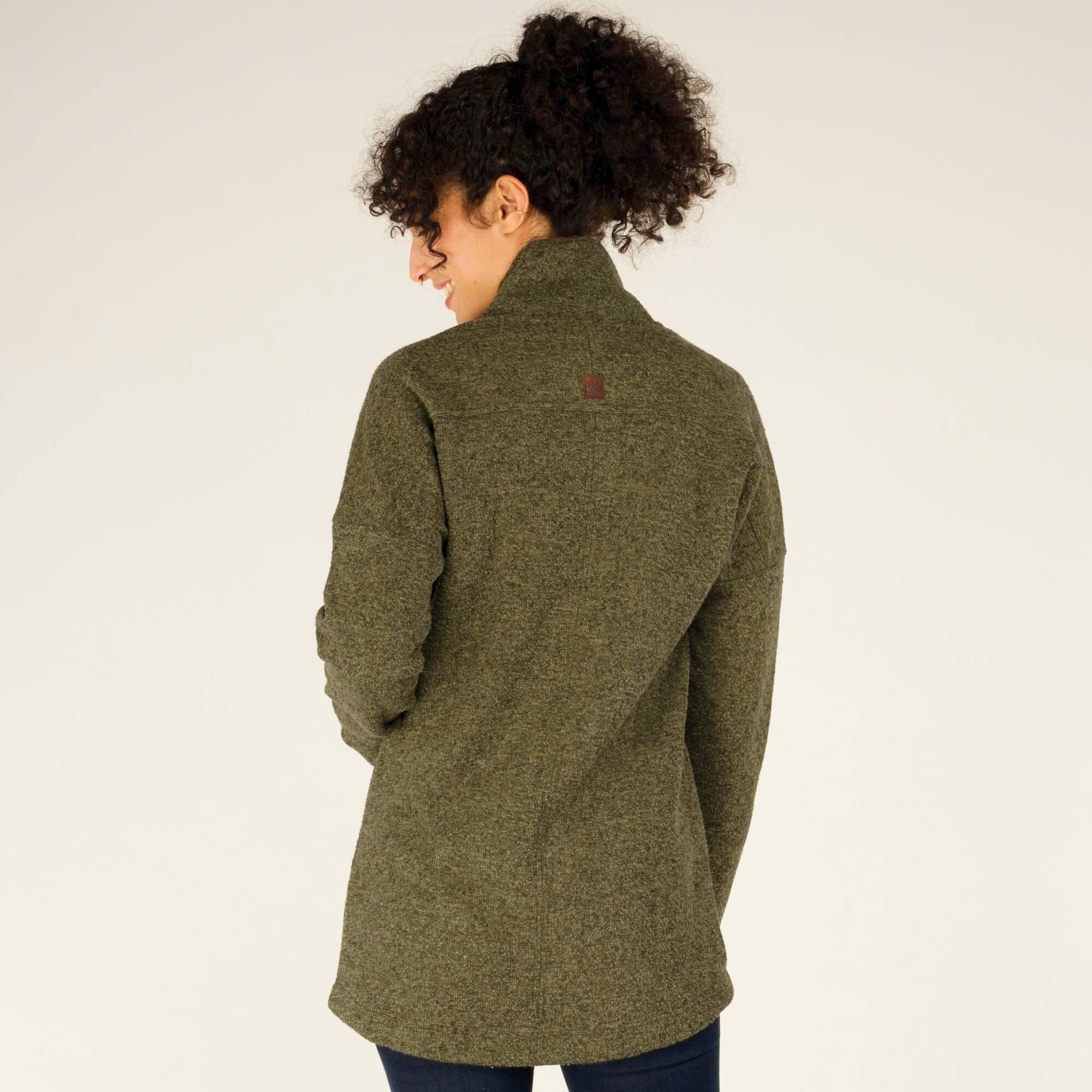 Lhamu Coat - Evergreen