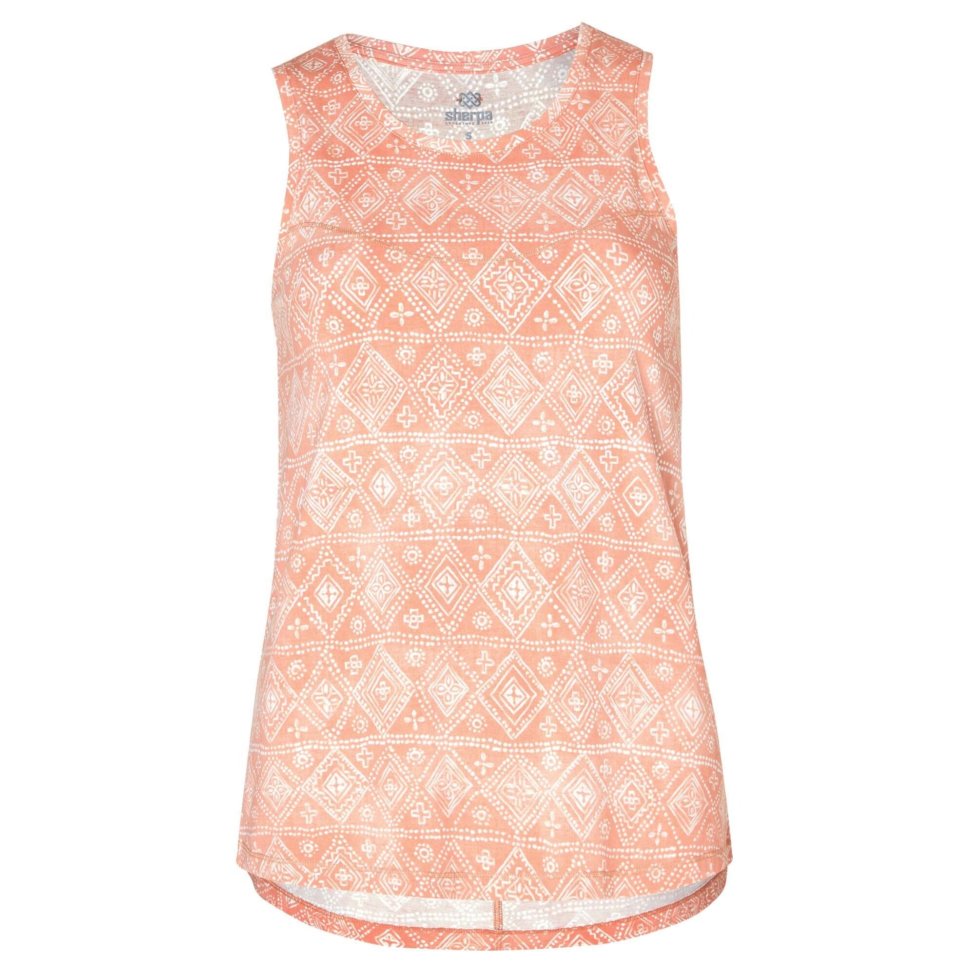 Kira Tank Top - Desert Sand Geo