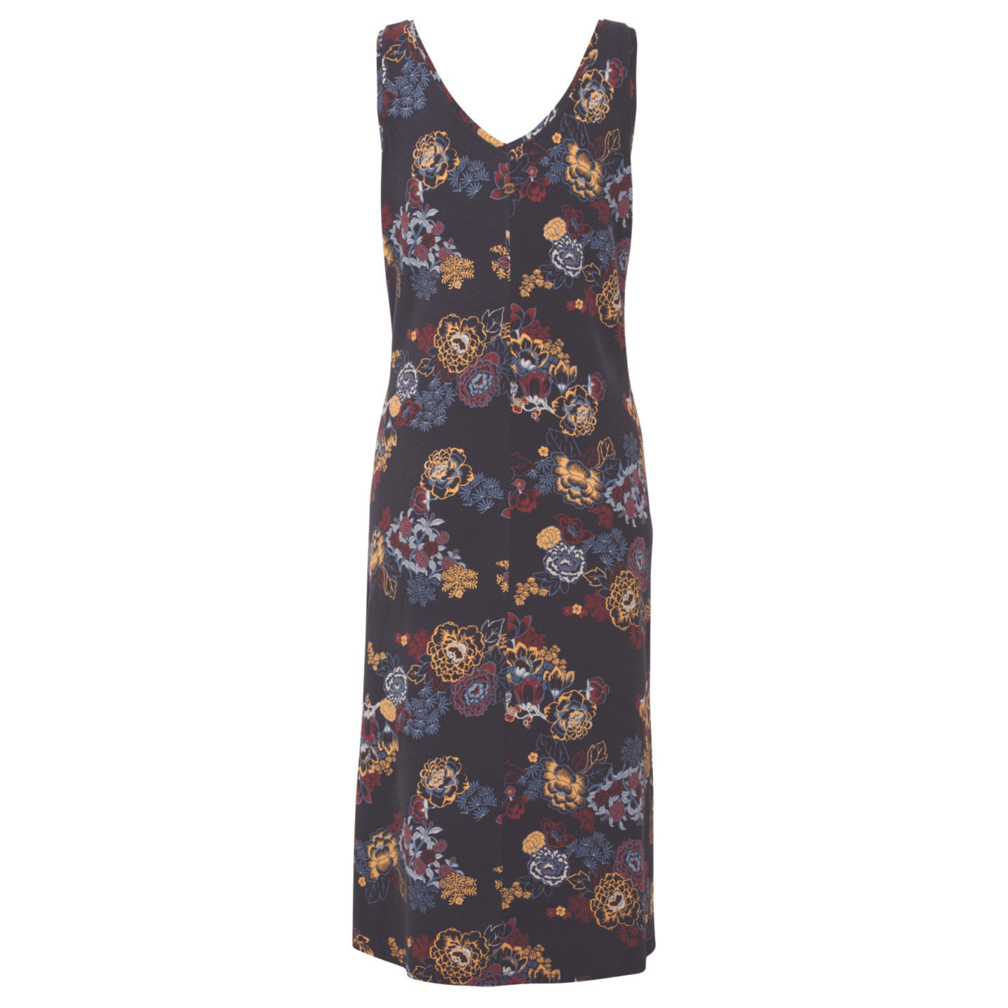 Padma Midi Dress - Black Print