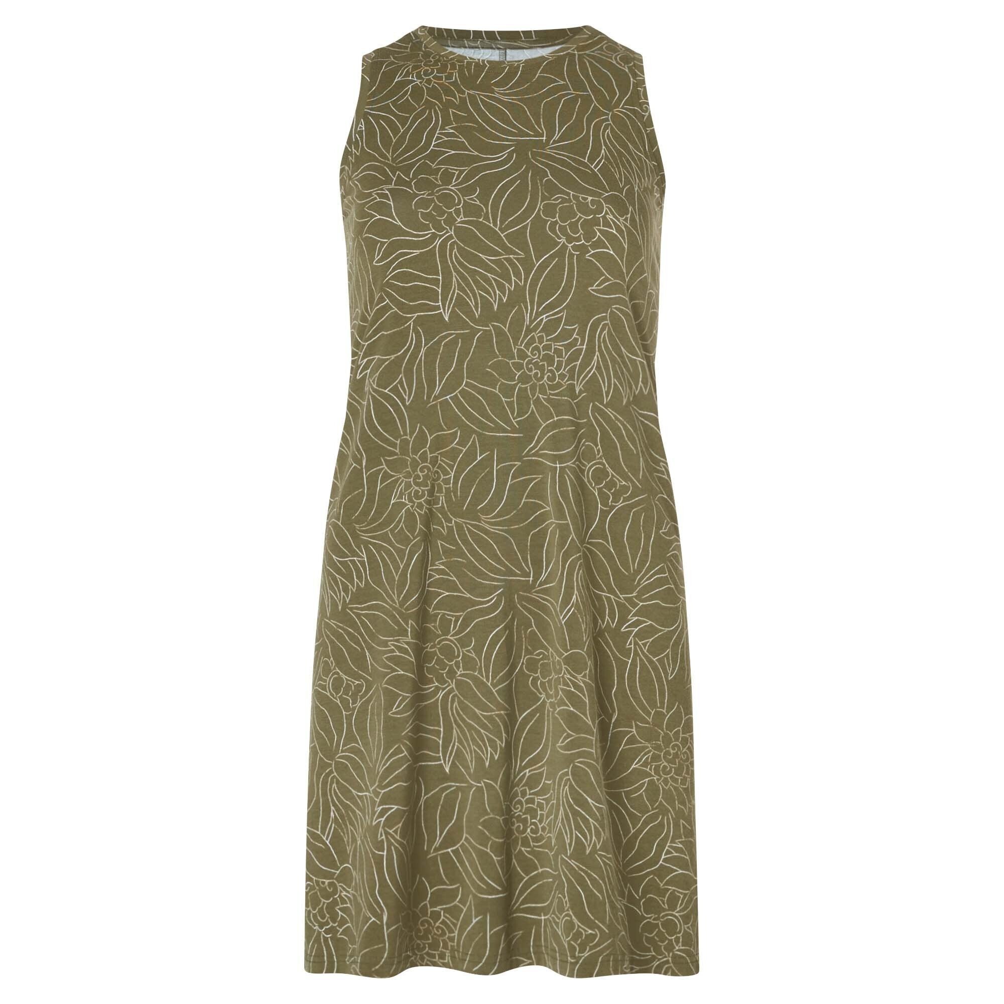 Padma Dress - Evergreen Leaf